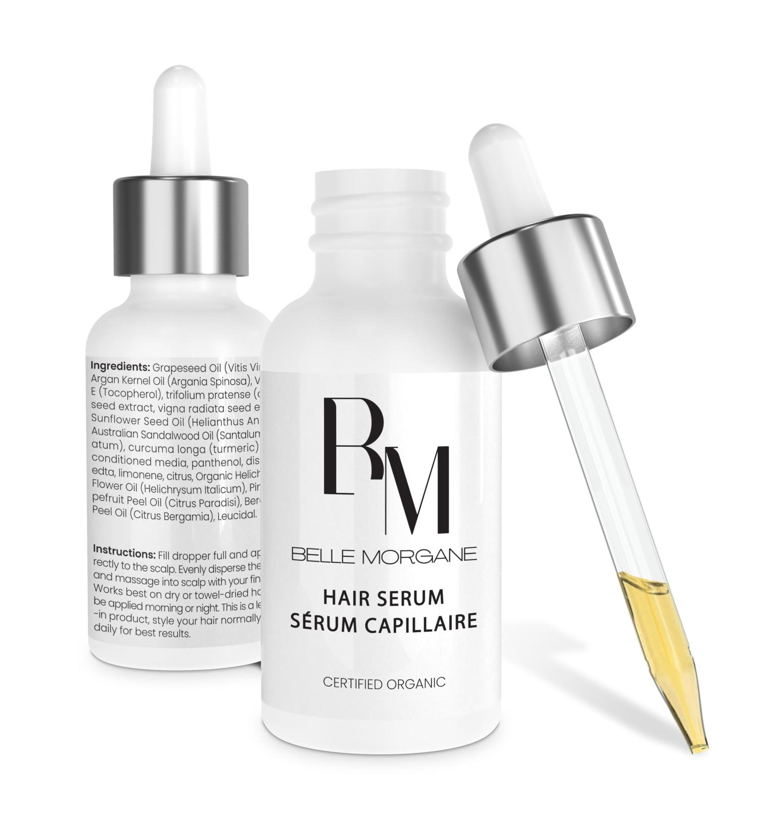 Organic Hair Growth Serum 1 oz | Scalp-Stimulating Hair Oil for Thinning & Hair Loss | Suitable for All Hair Types - Unisex Formula - Buy Online on GoSupps.com