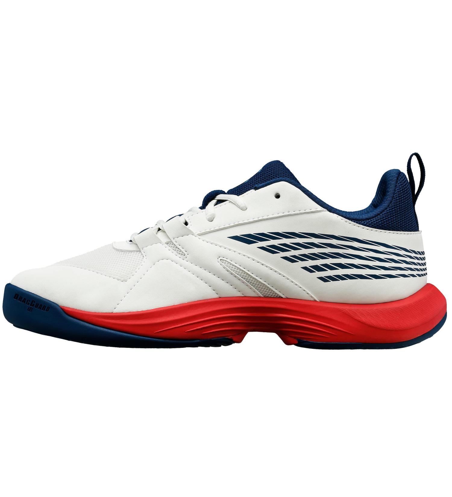 K-Swiss Boys Speedtrac Tennis Shoe - EU 39 Blanc De Blanc Blue Opal Lollipop | International Shipping Available - Buy Online on GoSupps.com
