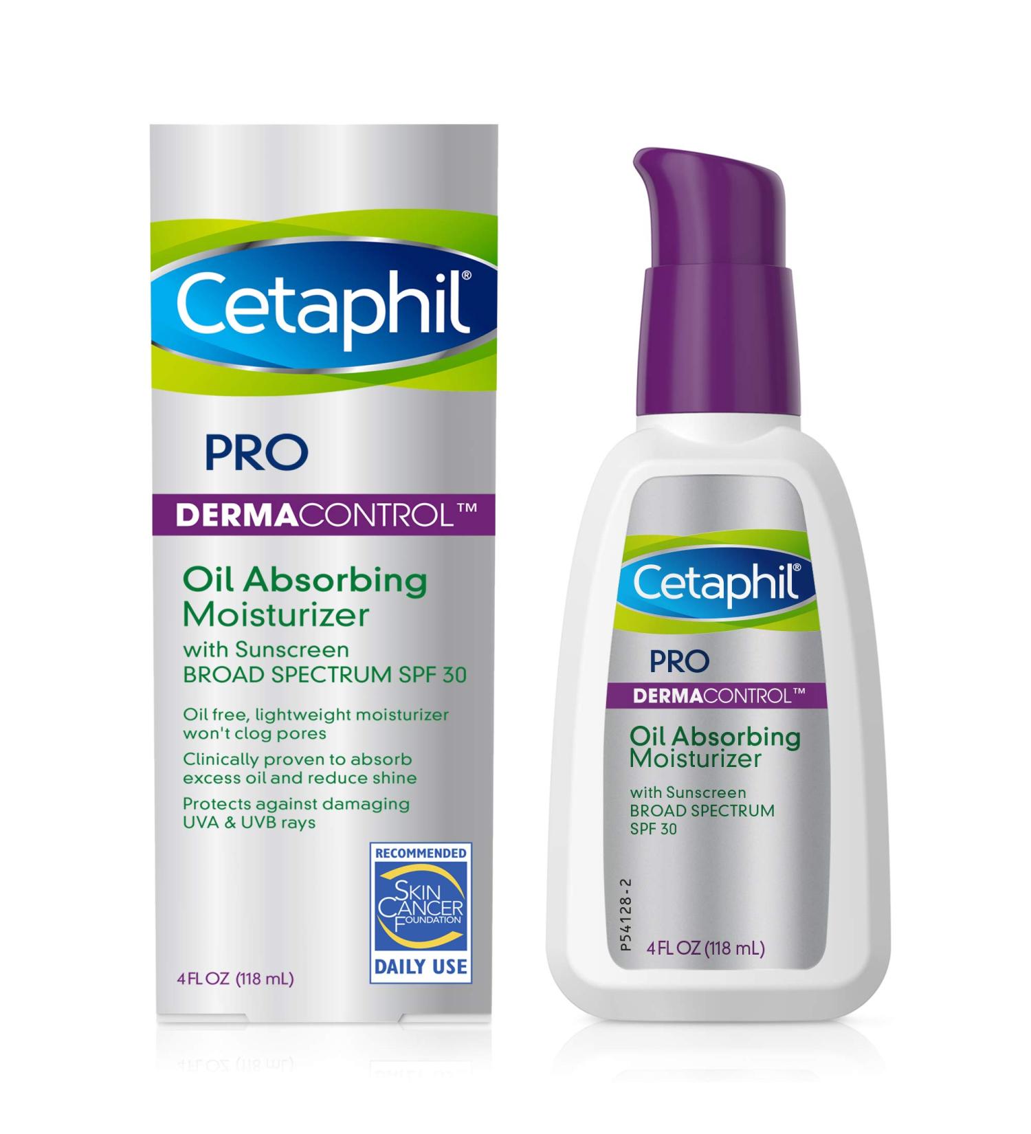 Cetaphil Pro Oil Absorbing Moisturizer SPF 30 - 4 oz | Best Lightweight Face Hydrator - Buy Online on GoSupps.com