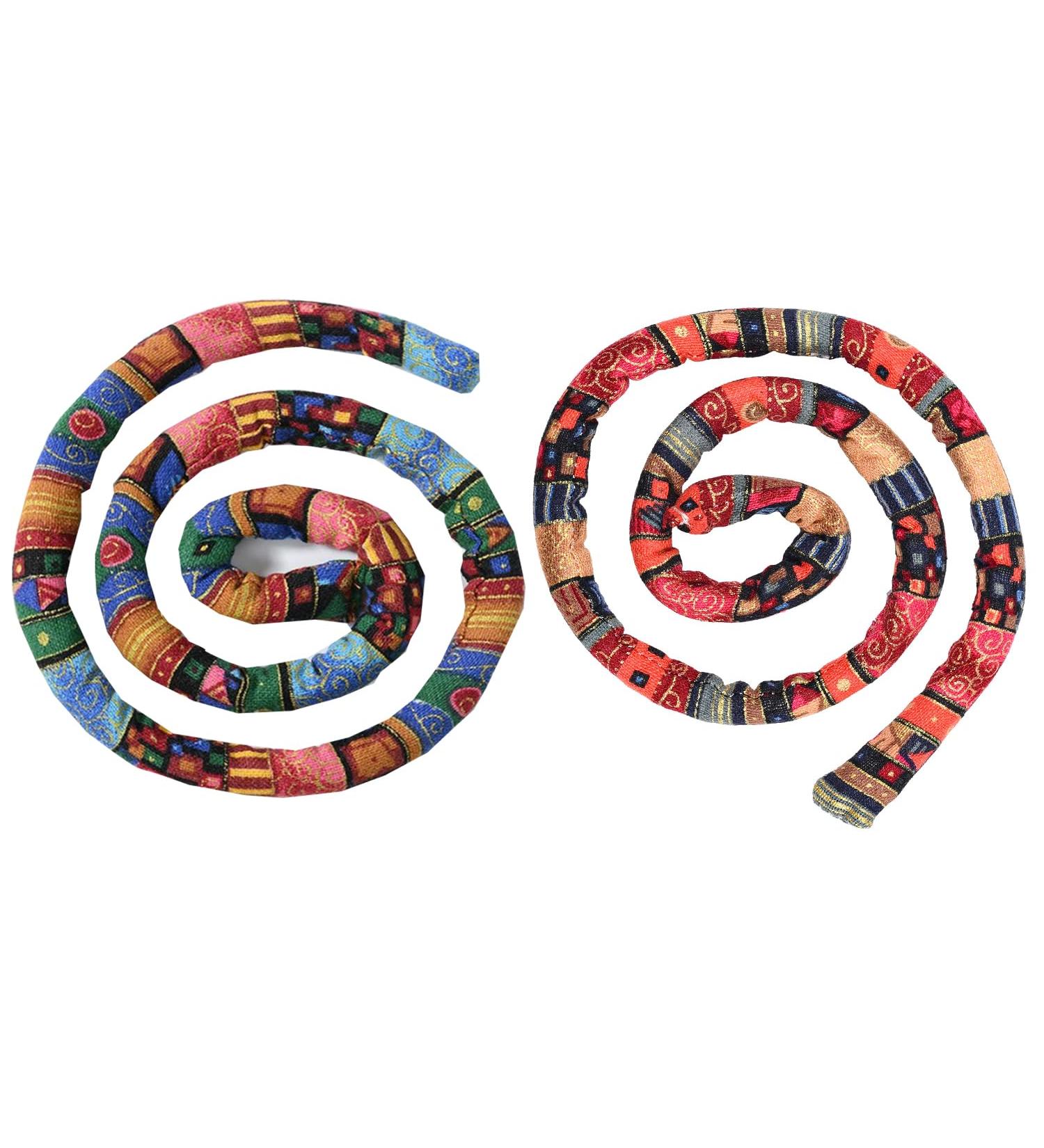 Bohue 2 Pieces Spiral Lock Hair Tie Dreadlocks Hair Ropes Dreadlocks Accessory Bendable Hair Tie Ponytail Holders - Buy Online on GoSupps.com
