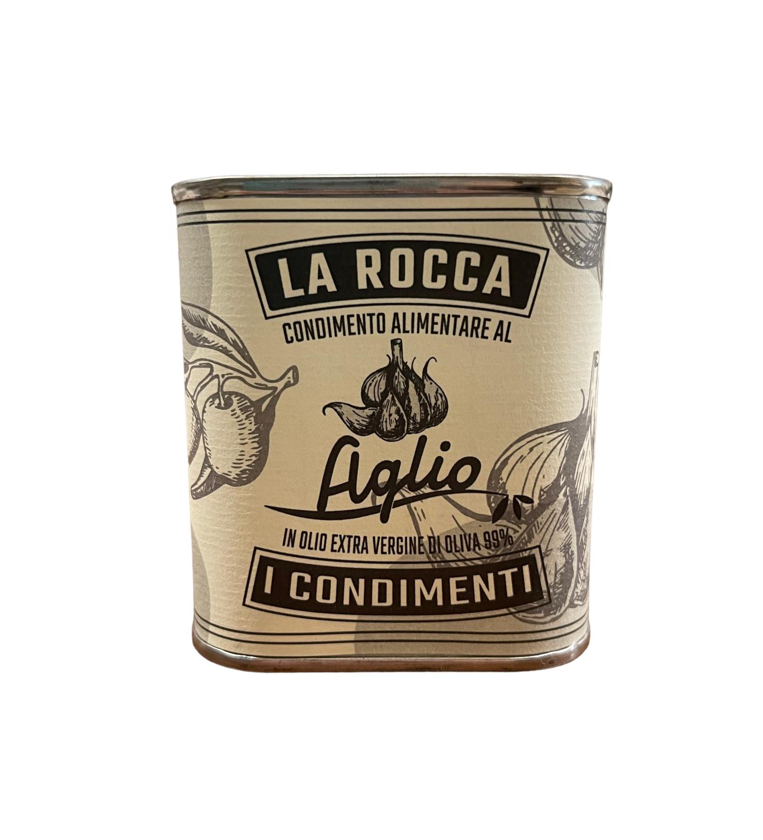  amarcord La Rocca Aglio Food Conduction in Extra Virgin Olive Oil 100 ml Made in Italy - Buy Online on GoSupps.com