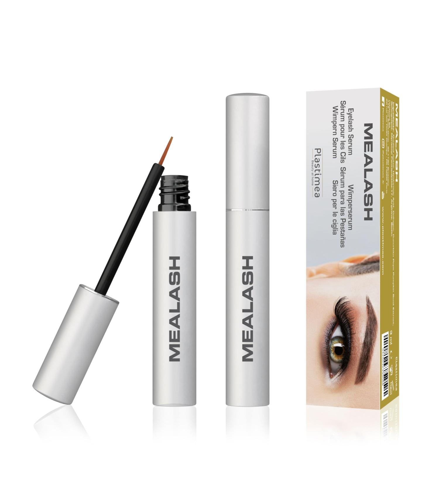 Eyelash Growth Serum - Growth Activator - Longer Thicker and Fuller Eyelashes I Treatment Rich in Nutritious Active Ingredients - Mealash - Plastimea - Buy Online on GoSupps.com