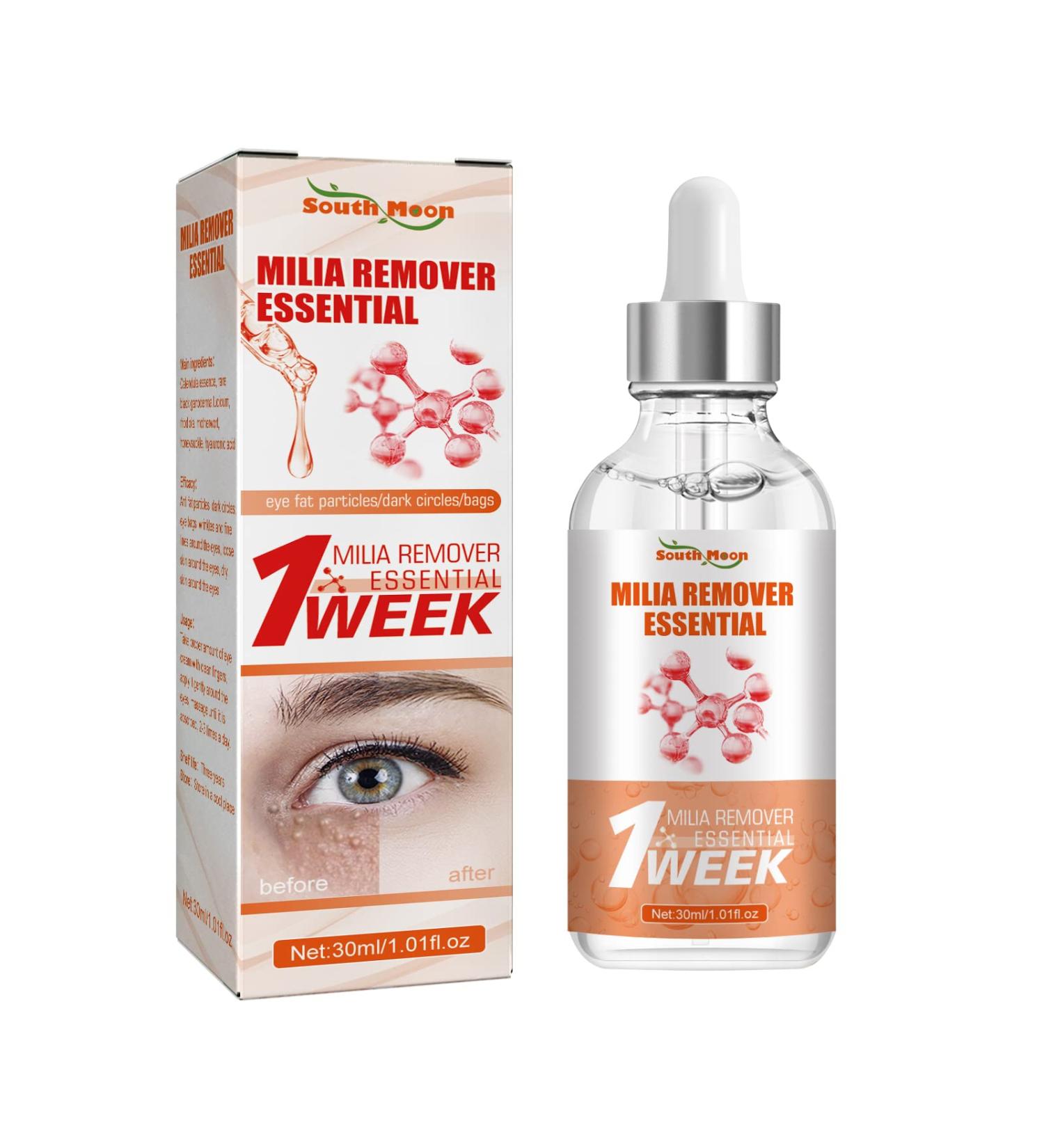 Milia Remover Milia Spot Serum for Face Speedy Milia Remover Dark Spot Correcting Glow Serum Dark Circles Under Eye for Women & Men Anti Aging Anti Wrinkle Reduces Bags Saggy Skin & Puffy Eyes - Buy Online on GoSupps.com