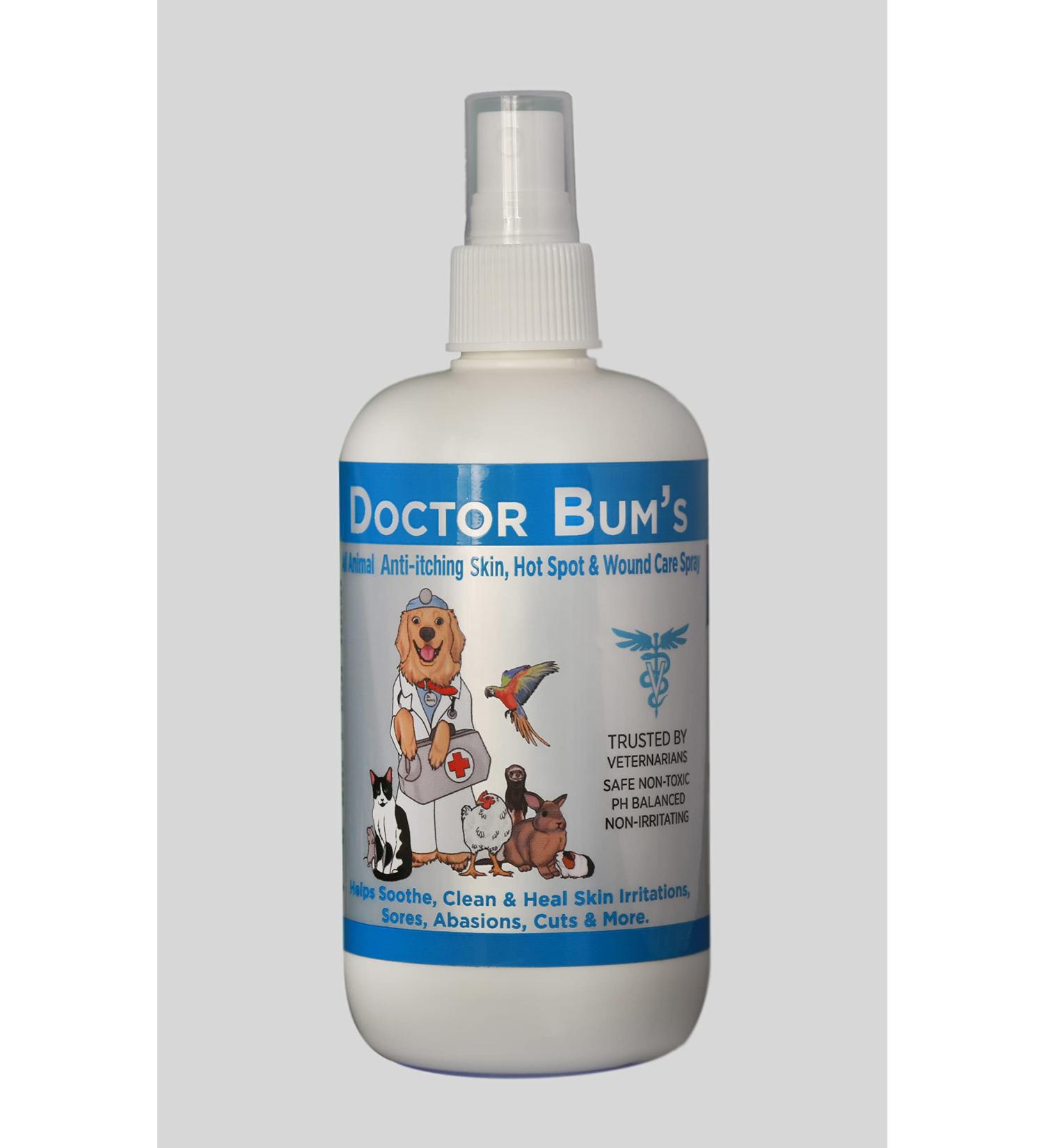 Doctor Bum's All Animal Anti-Itching Skin Hot Spot & Wound Care Spray - Buy Online on GoSupps.com