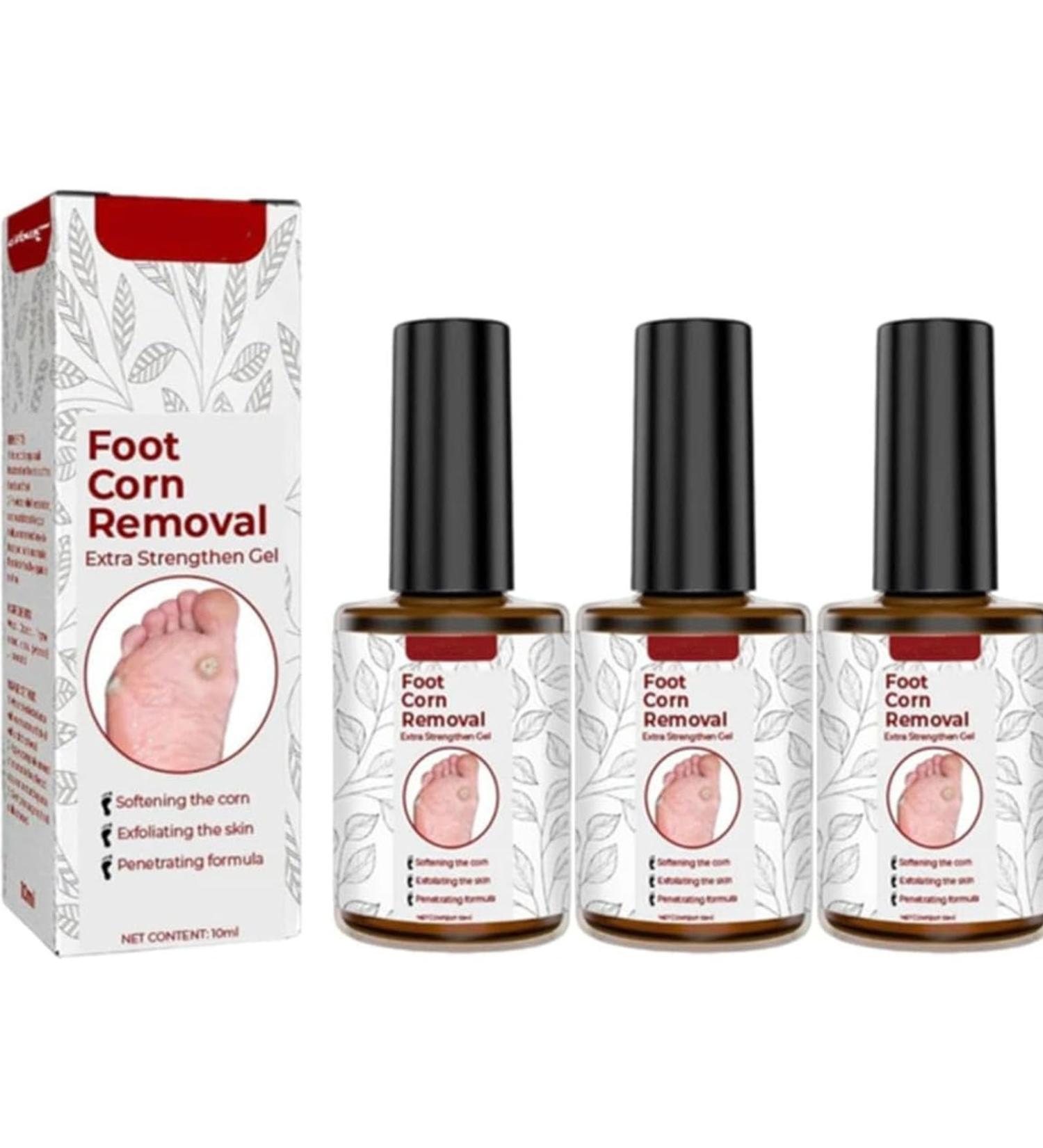Xebular Foot Corn Removal Gel - Extra Strength Liquid for Toes - Callus & Corn Remover (3 PCS) - Buy Online on GoSupps.com