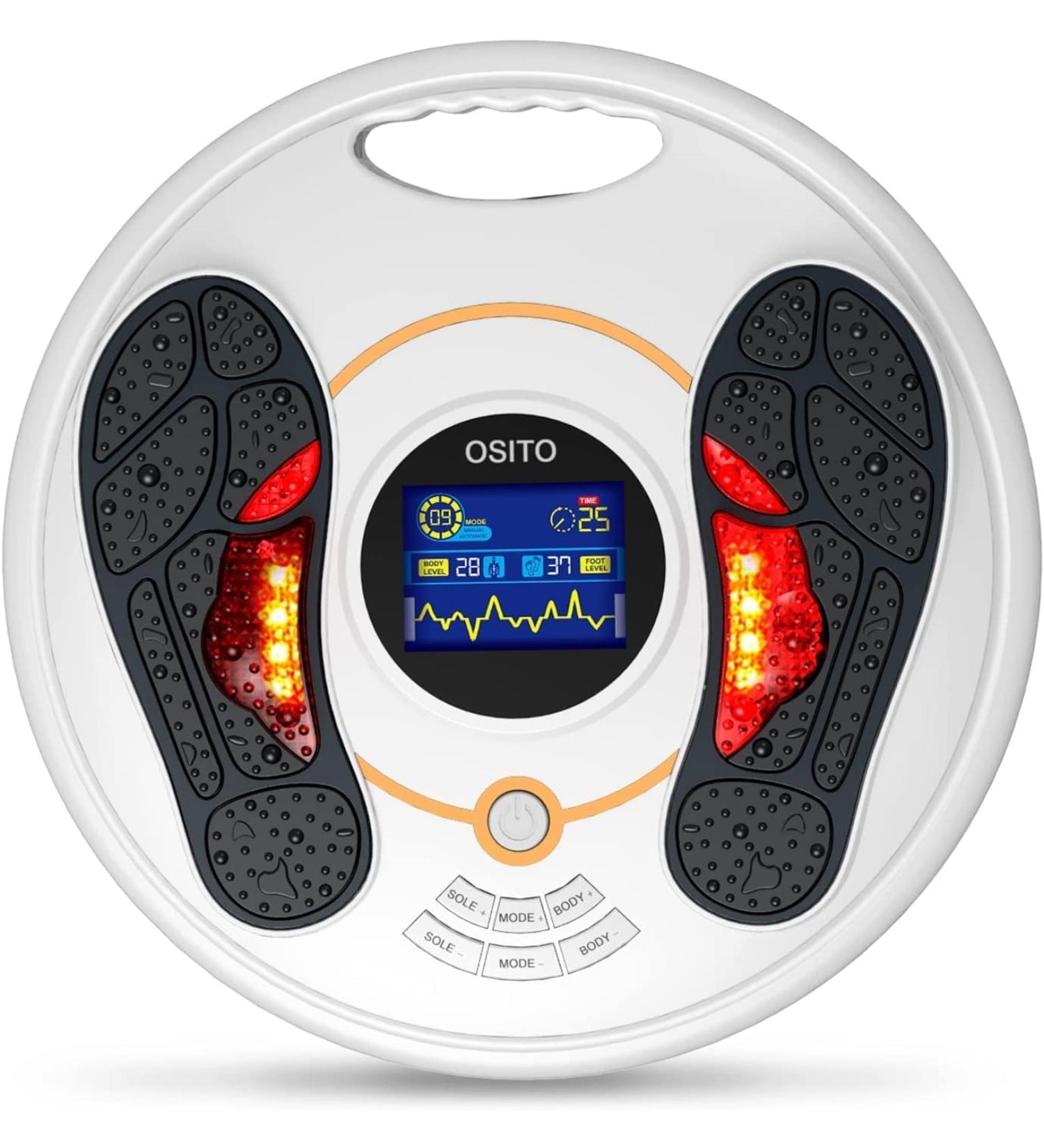 OSITO Circulatory Stimulator | Improve Blood Circulation & Neuropathy | Knee & Leg Pain Relief | 99 Intensity Levels & Remote Control - Buy Online on GoSupps.com