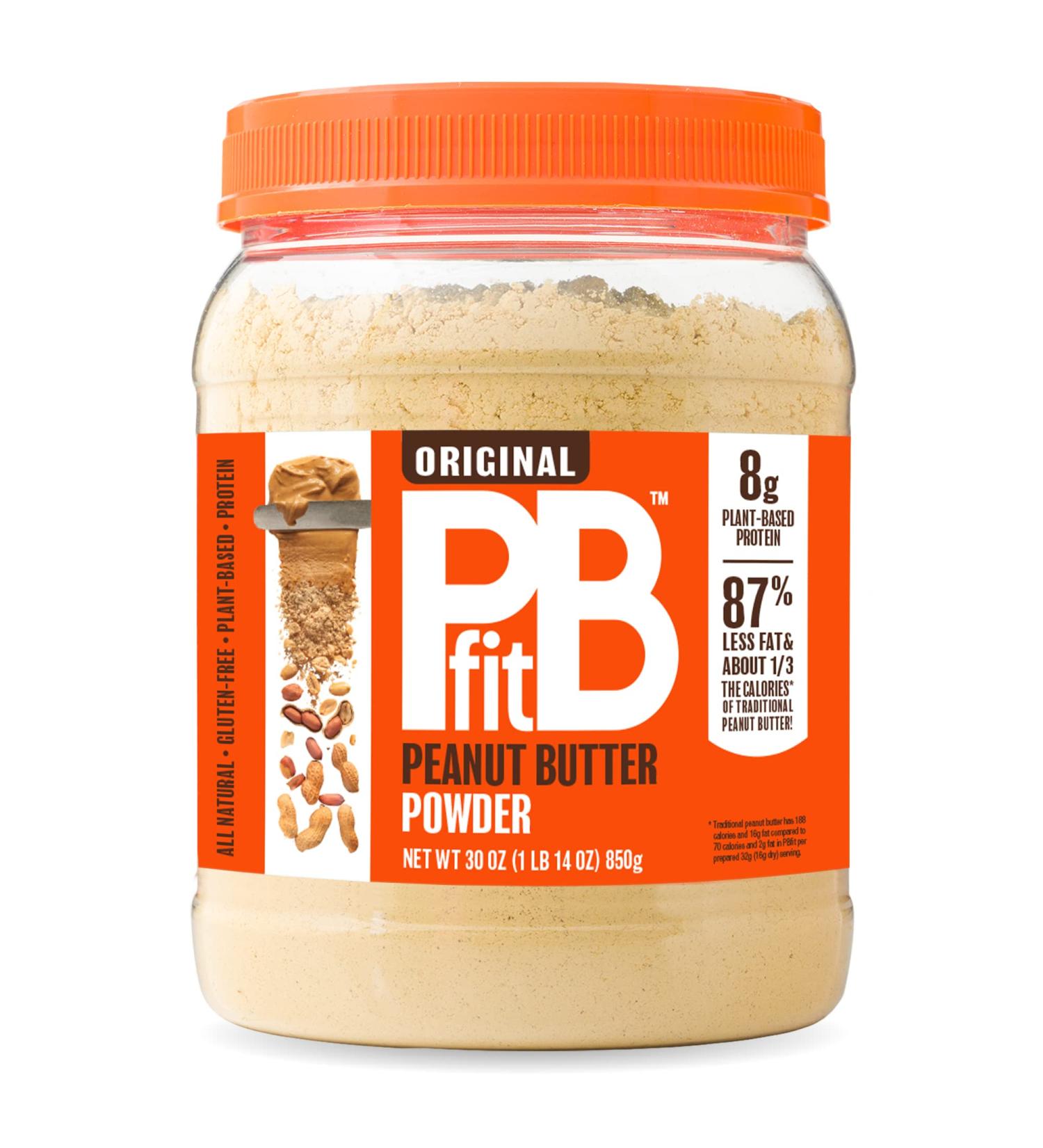 PBfit All-Natural Peanut Butter Powder | High Protein, 30 Oz | Real Roasted Peanuts - Buy Online on GoSupps.com