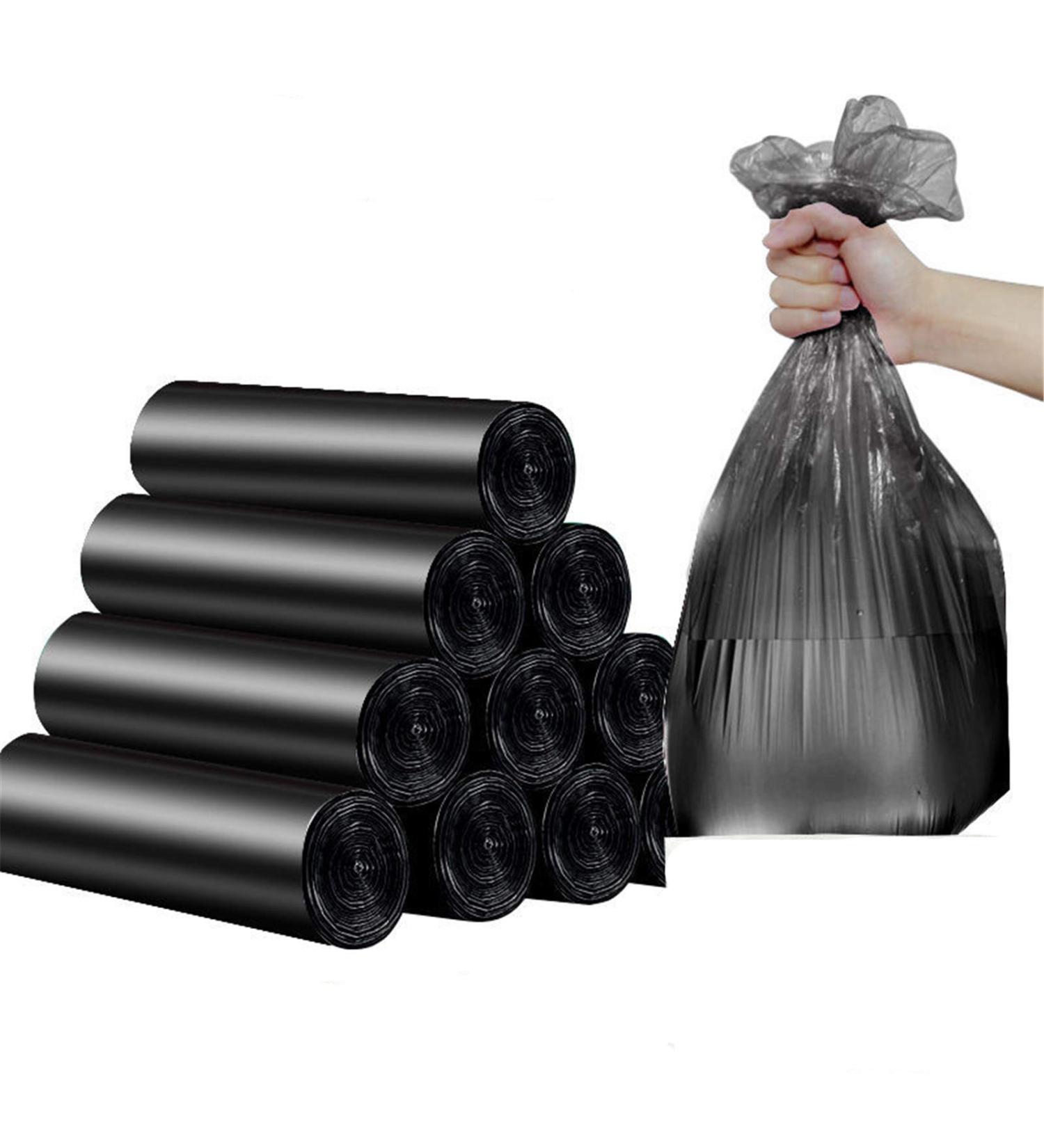 Flat Cleaning Bag Bin Bag Liners Waste Disposal Stand Puncture Resistance Water Leak Proof Disposable Bag 10Rolls 5 - Buy Online on GoSupps.com