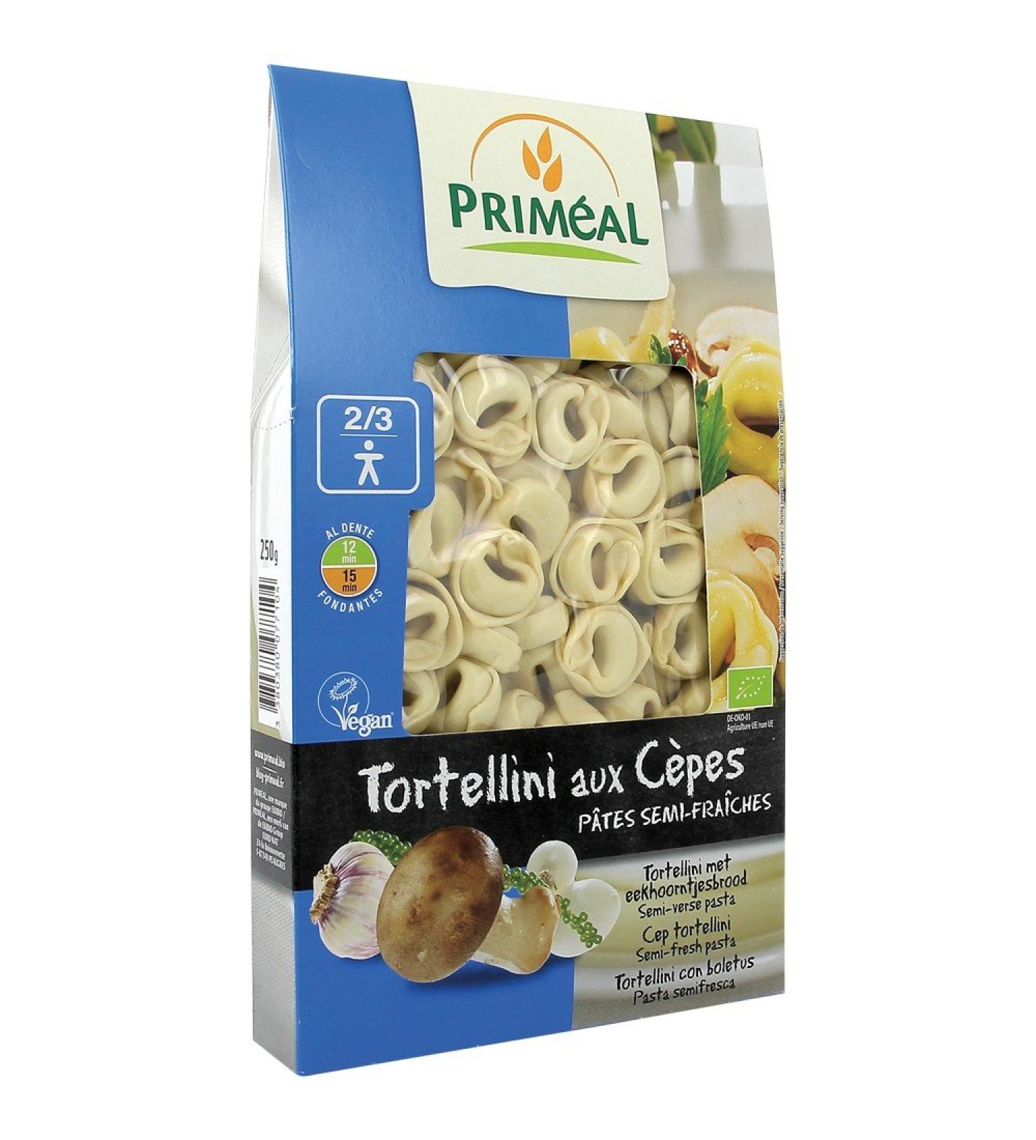 Priméal Tortellini Paste with Porcini mushrooms 250 g