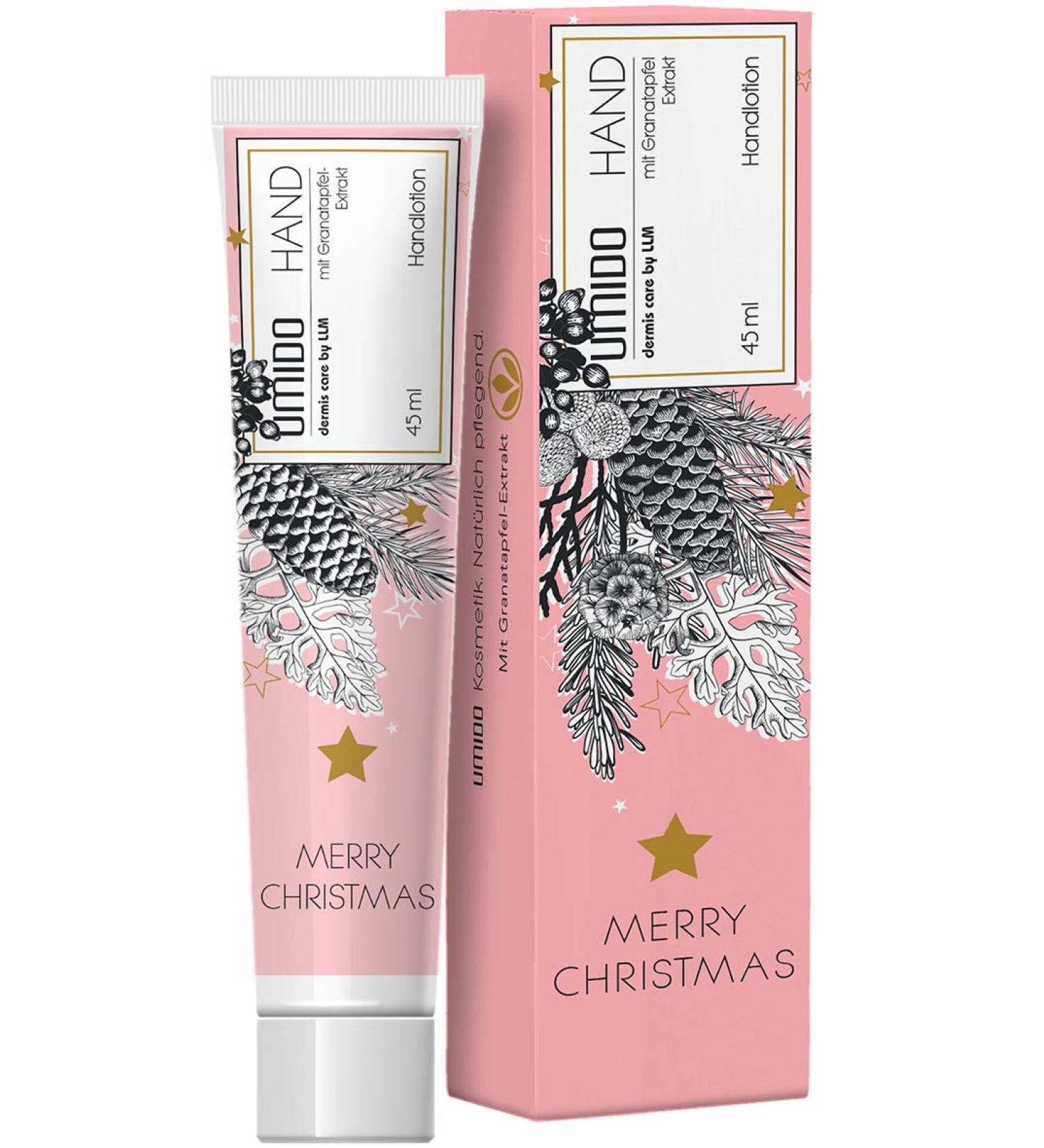 72x UMIDO Hand Lotion 45 ml Pomegranate Extract Christmas | Hand Cream | Cream | Care Cream | Lotion | Skin Care