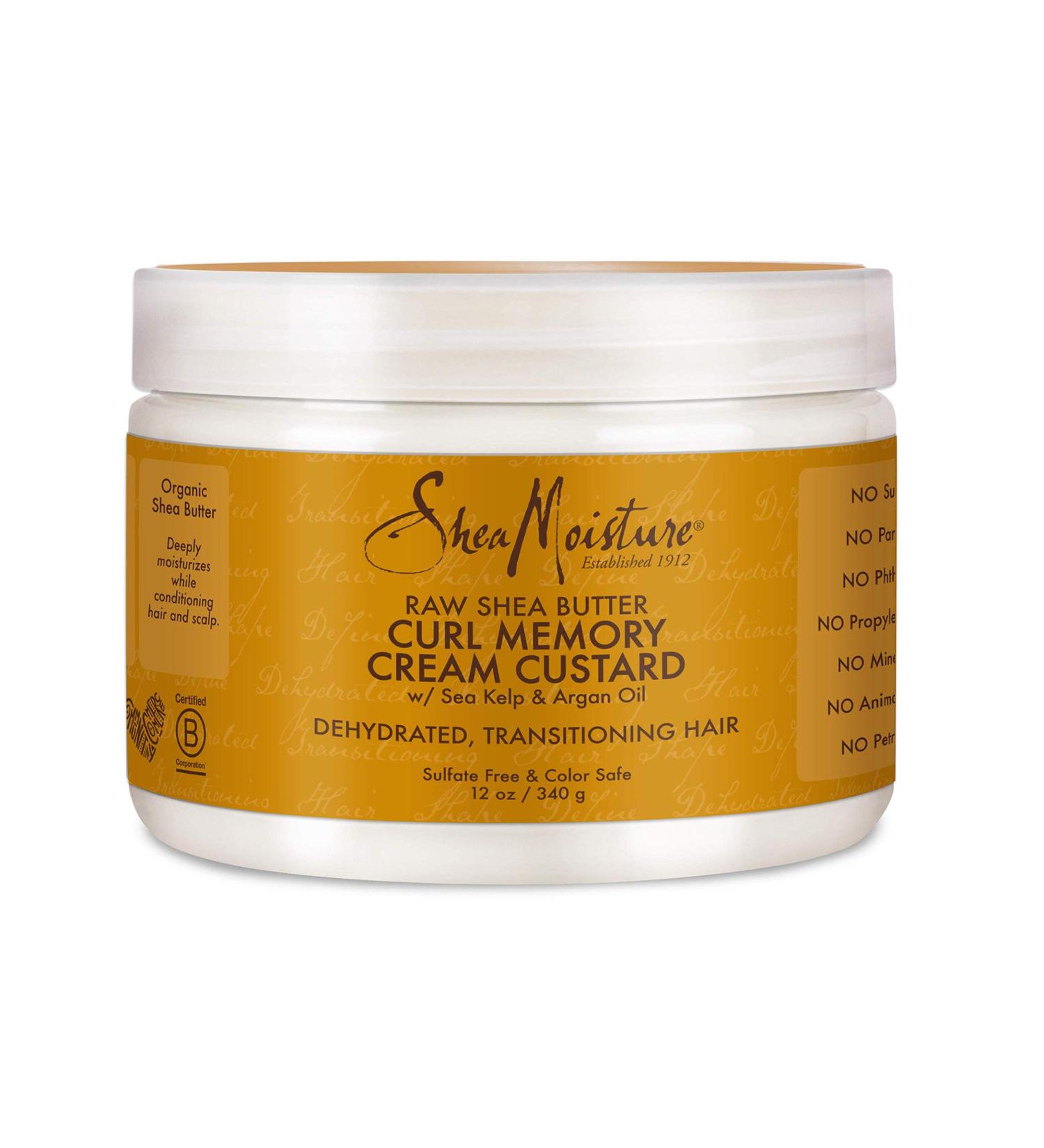 Shea Moisture Raw Shea Butter Curl Memory Cream Custard 12 oz - Buy Online on GoSupps.com