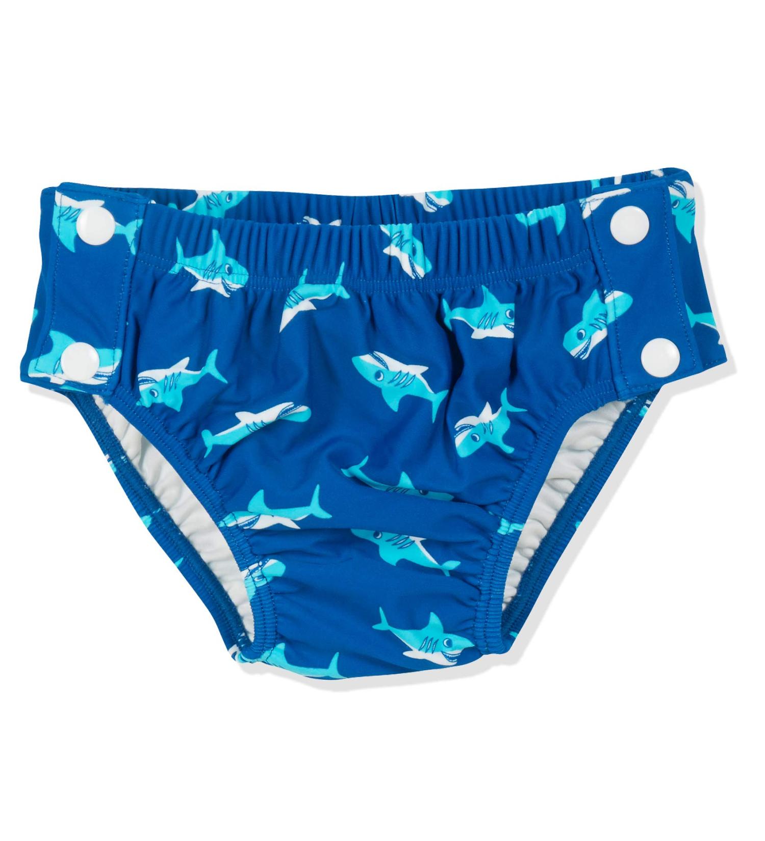 Buy Playshoes Unisex Children's UV Protection Diaper Pants Swim Trunks 74-80 - Shark Button Swimwear for Safe Sun Fun! - Buy Online on GoSupps.com