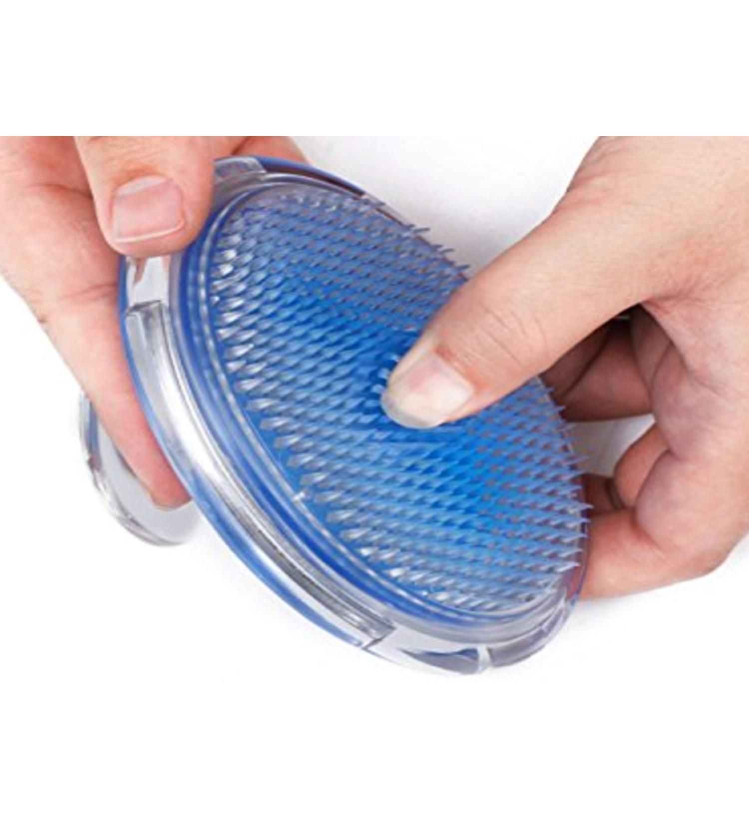 Exfoliating Ingrown Hair Brush Set - Soft Bristle Head, Body, Armpit, Facial Treatment (2 Pieces) - Buy Online on GoSupps.com
