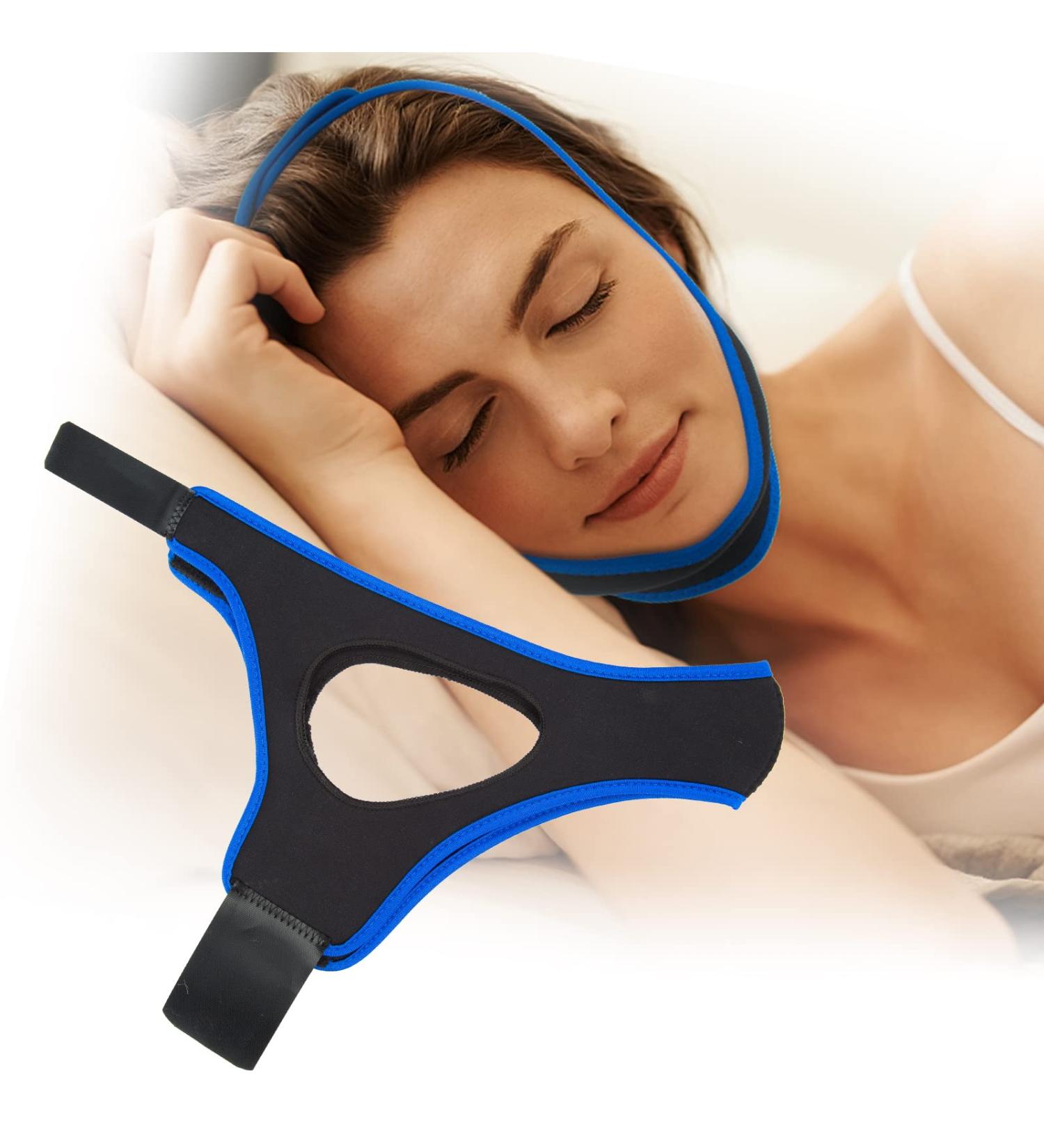Adjustable Anti Snoring Chin Strap for Men and Women - Stop Snoring and Improve Sleep Quality - Buy Online on GoSupps.com