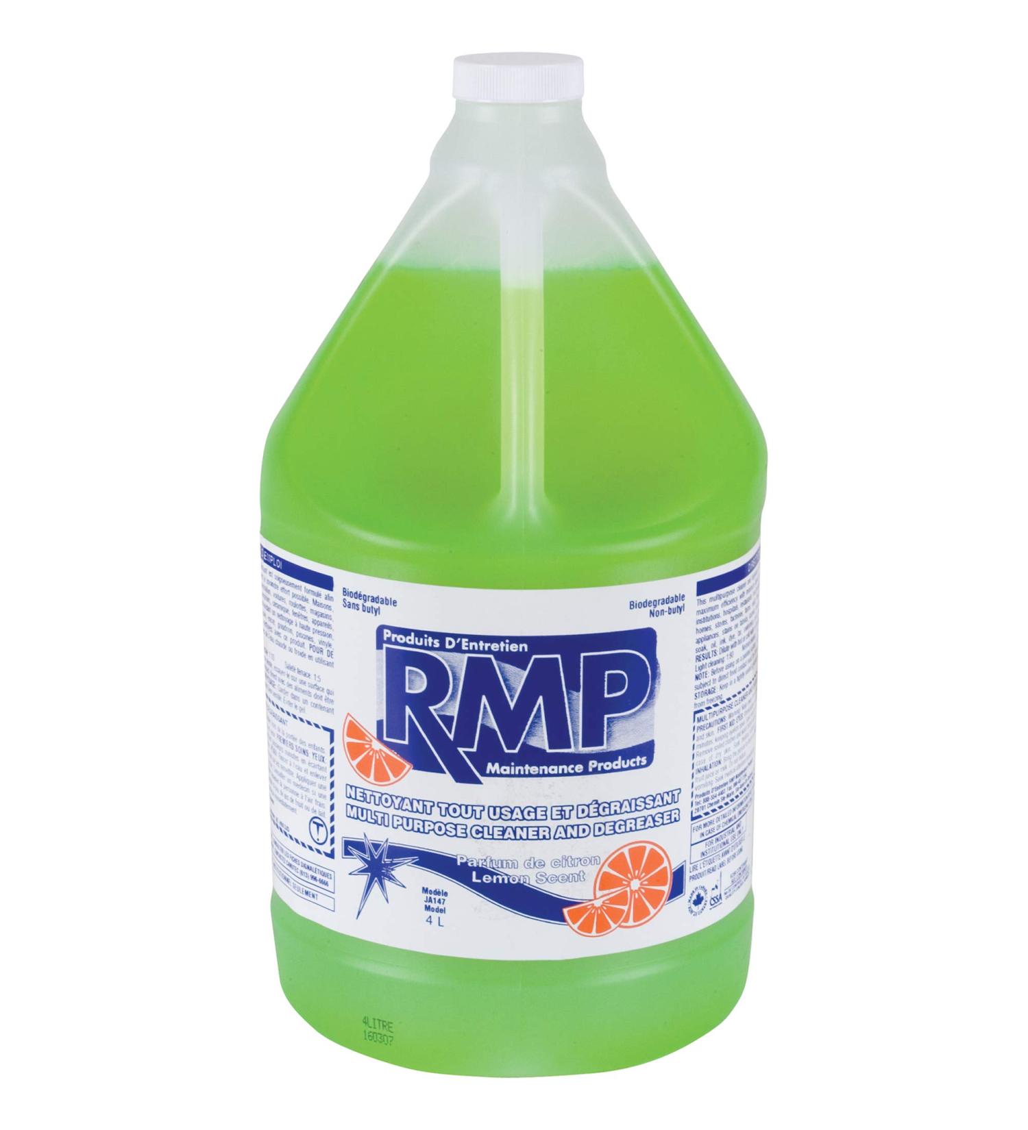 Lemon Scented Cleaner & Degreaser 4 L Jug Bottle