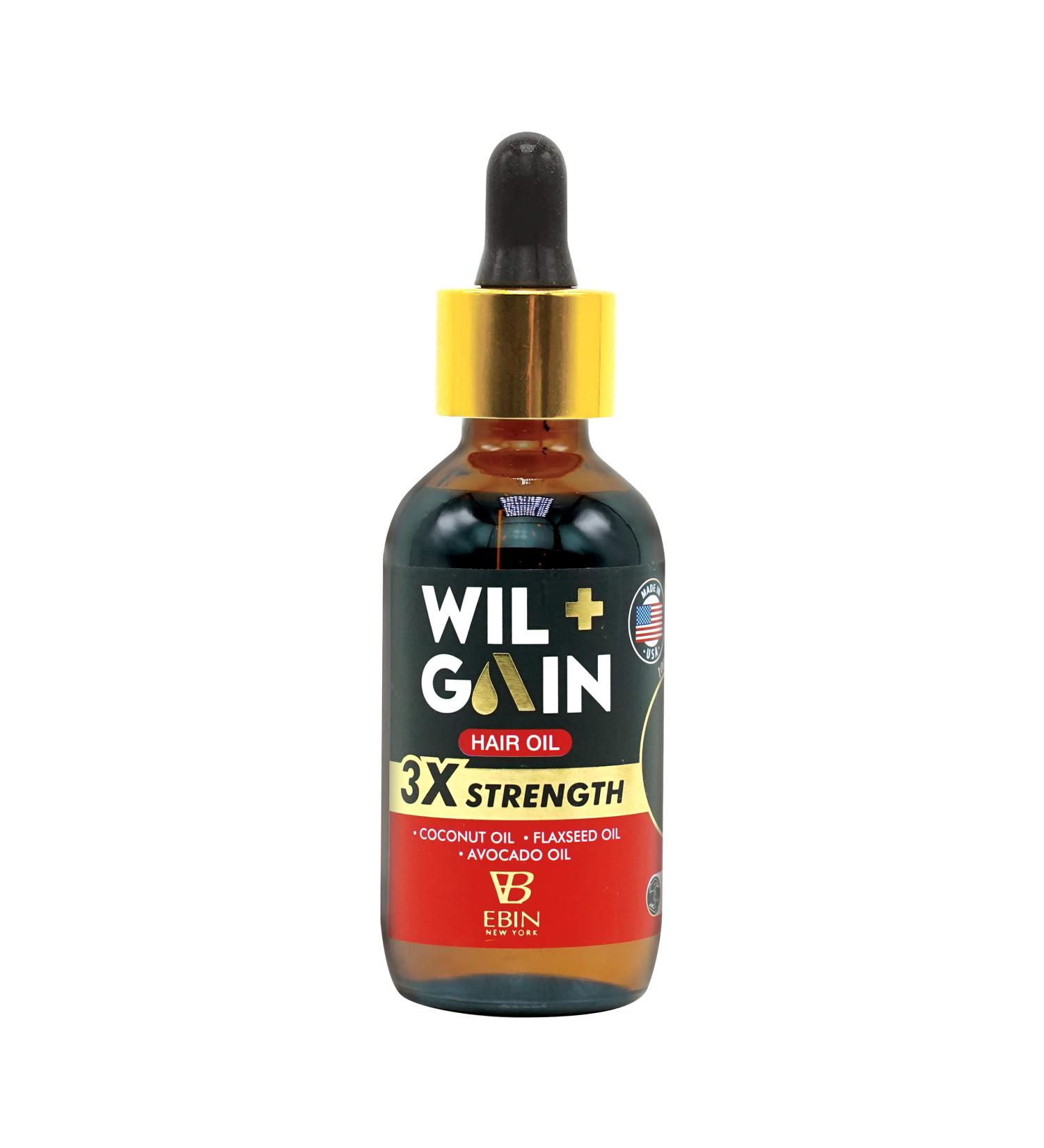 EBIN NEW YORK Mega Gro Hair Treatment Oil - 100% Natural Coconut Flaxseed & Avocado Oils | Strengthening & Moisturizing | 2oz/60ml - Buy Online on GoSupps.com