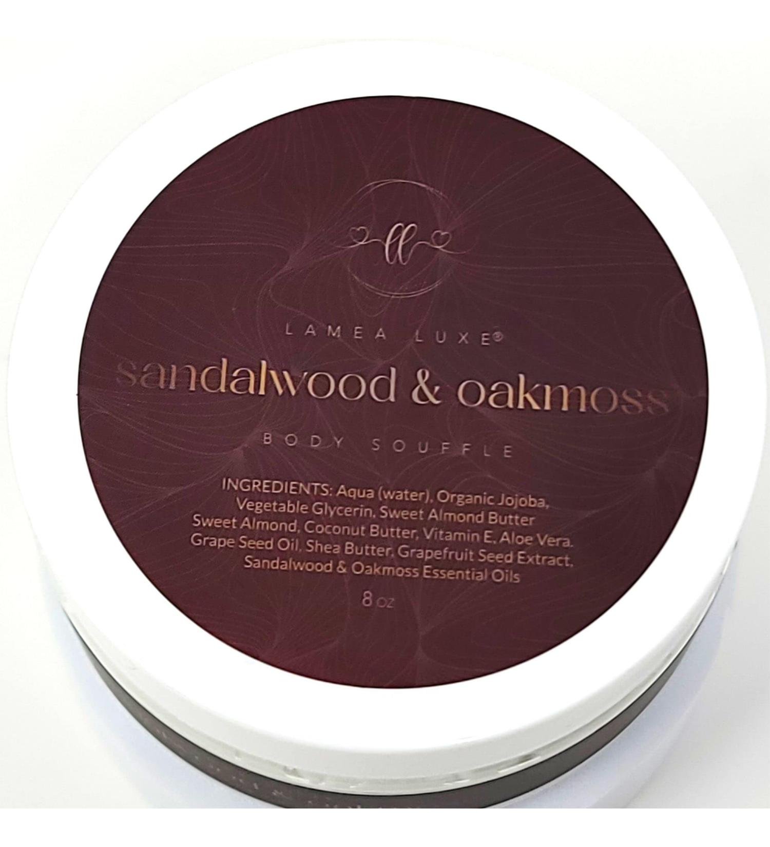 LaMea Luxe Moisturizing Hydrating All-Natural Body Butter Nourishing Ultra-Light Dry Skin Formula with Organic Ingredients for Women and Men (Oakmoss & Sandalwood) - Buy Online on GoSupps.com