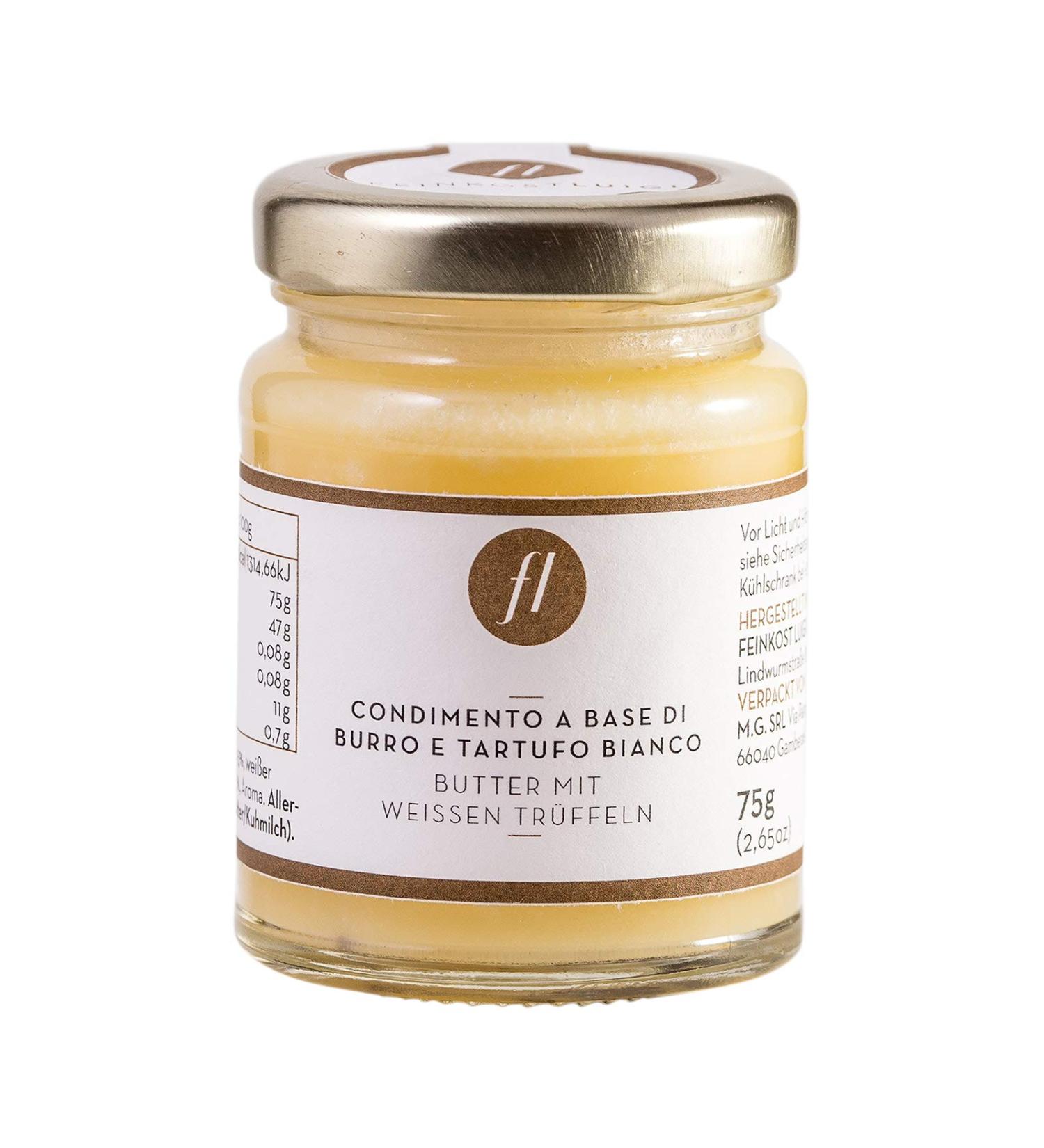 Feinkost Luigi Truffle Butter with 5% Real White Truffle (75g) - Authentic Italian Gourmet Delicacy - Buy Online & Ship Internationally - Buy Online on GoSupps.com