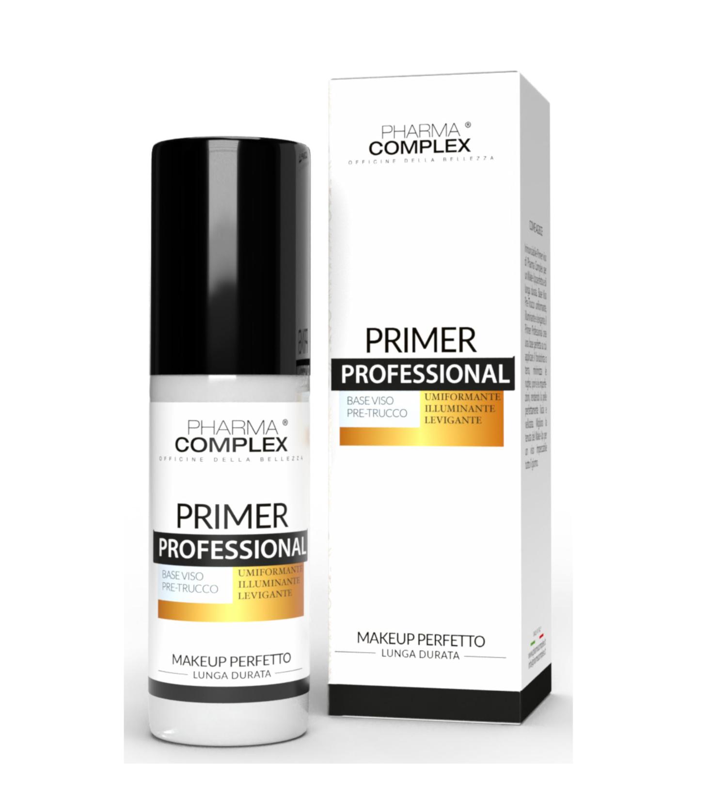  PHARMA COMPLEX Primer Viso Professional Ml 30 Made in Italy Make-Up Concealer Eyelets Eye Lighter Foundation Anti-Wrinkle Effect Truco Base Italian Quality and Beauty Cosmetics - Buy Online on GoSupps.com