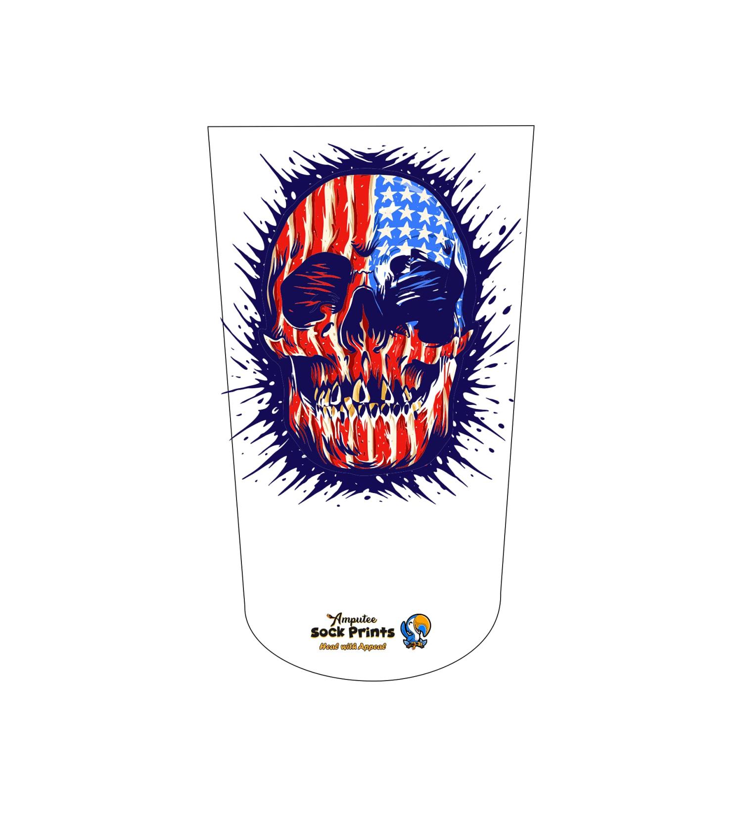 Buy Heal with Appeal Amputee Stump Sock - AmeriSkull V1 3Ply for Comfort & Support - International Shipping Available - Buy Online on GoSupps.com