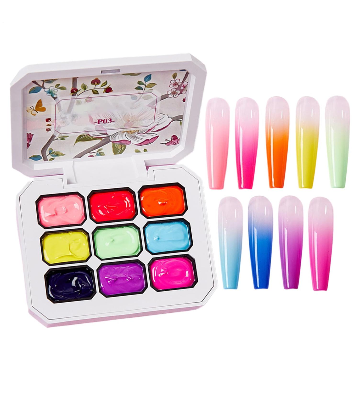 Dabbing Gel - High-Quality Paint Gel for Creative Nail Designs with Vibrant Colors and Easy-to-Bread Textures That Allow for Delicate Gradation | Palett - Buy Online on GoSupps.com