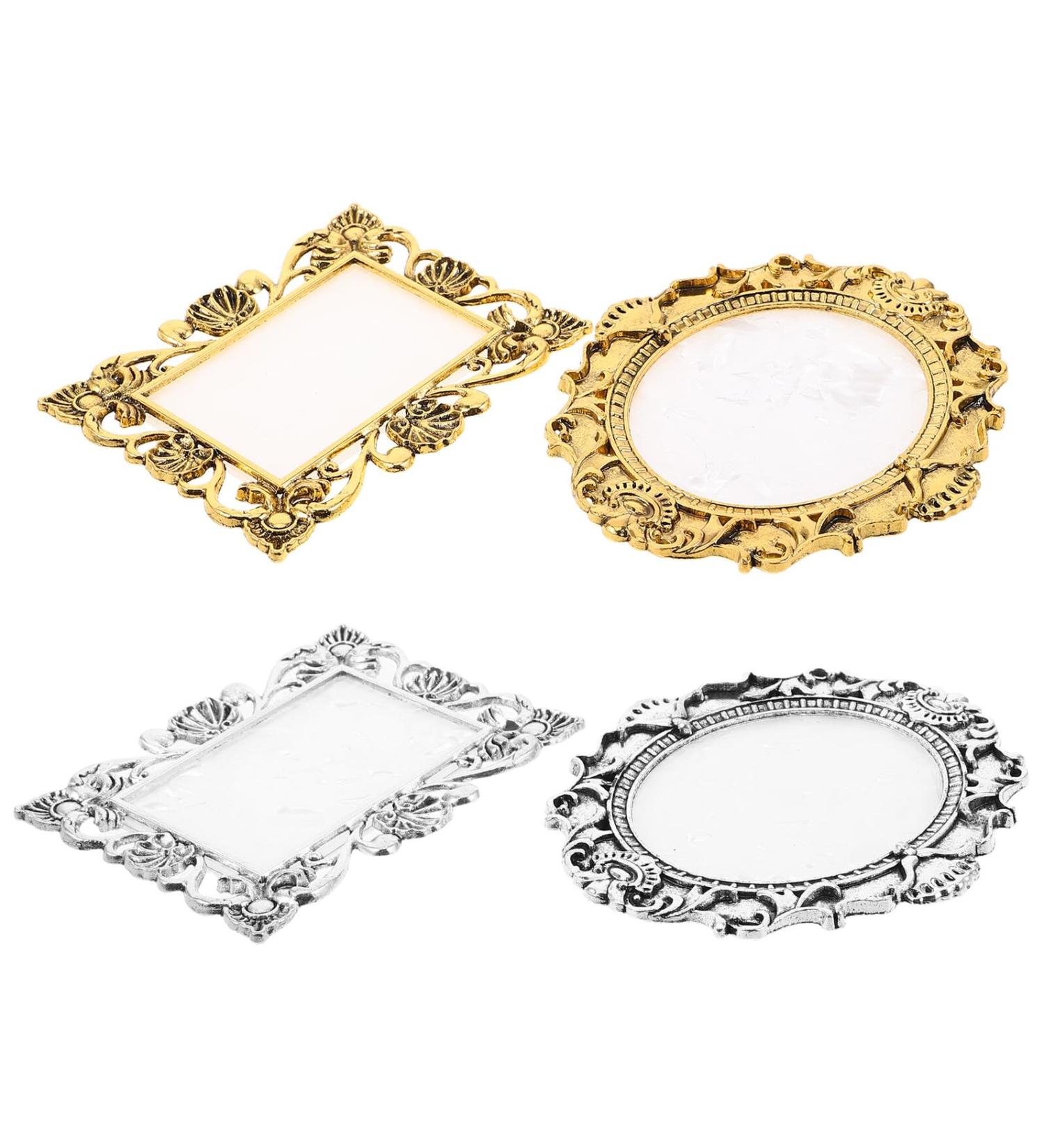 POPETPOP 4 Pi ces Palette de M lange Vintage R sine pour Vernis Ongles Plateau Antid rapant Multifonction pour Manucure Support Exposition et Outil Cosm tique Polyvalent - Buy Online on GoSupps.com