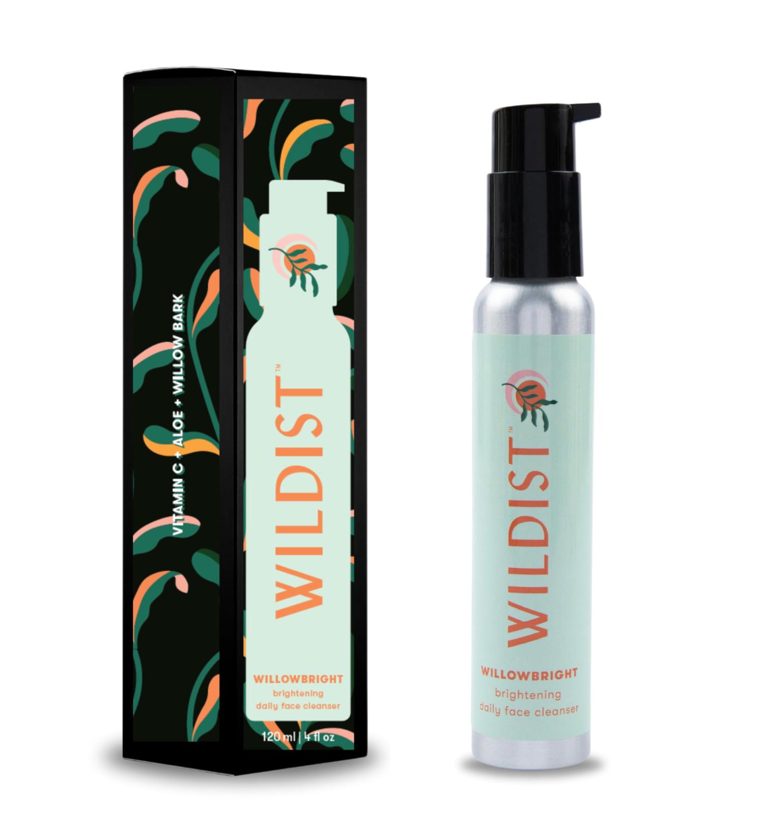 Daily Face Wash for Women & Men - Vitamin C Cleanser Aloe & Willowbark - Cruelty Free Vegan Citrus Scent | Willowbright 4 Fl Oz - Buy Online on GoSupps.com