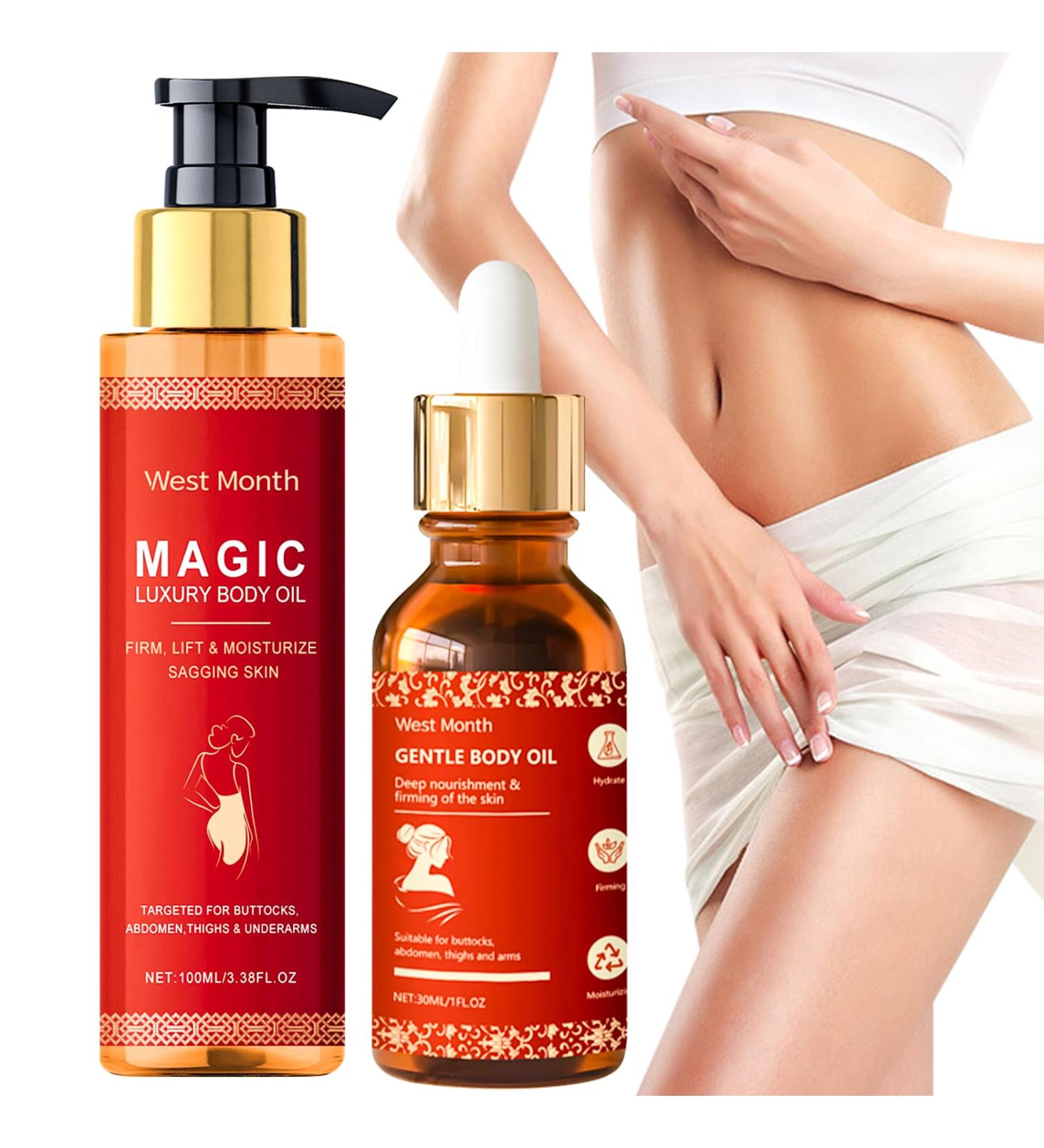 Huile Corps Hydratante Huile Corporelle Hydrate et R duit les Ridules sur les Joues les Bras et les Cuisses Huile de Soin pour Tous les Types de Peau(100 ml + 30 ml) - Buy Online on GoSupps.com