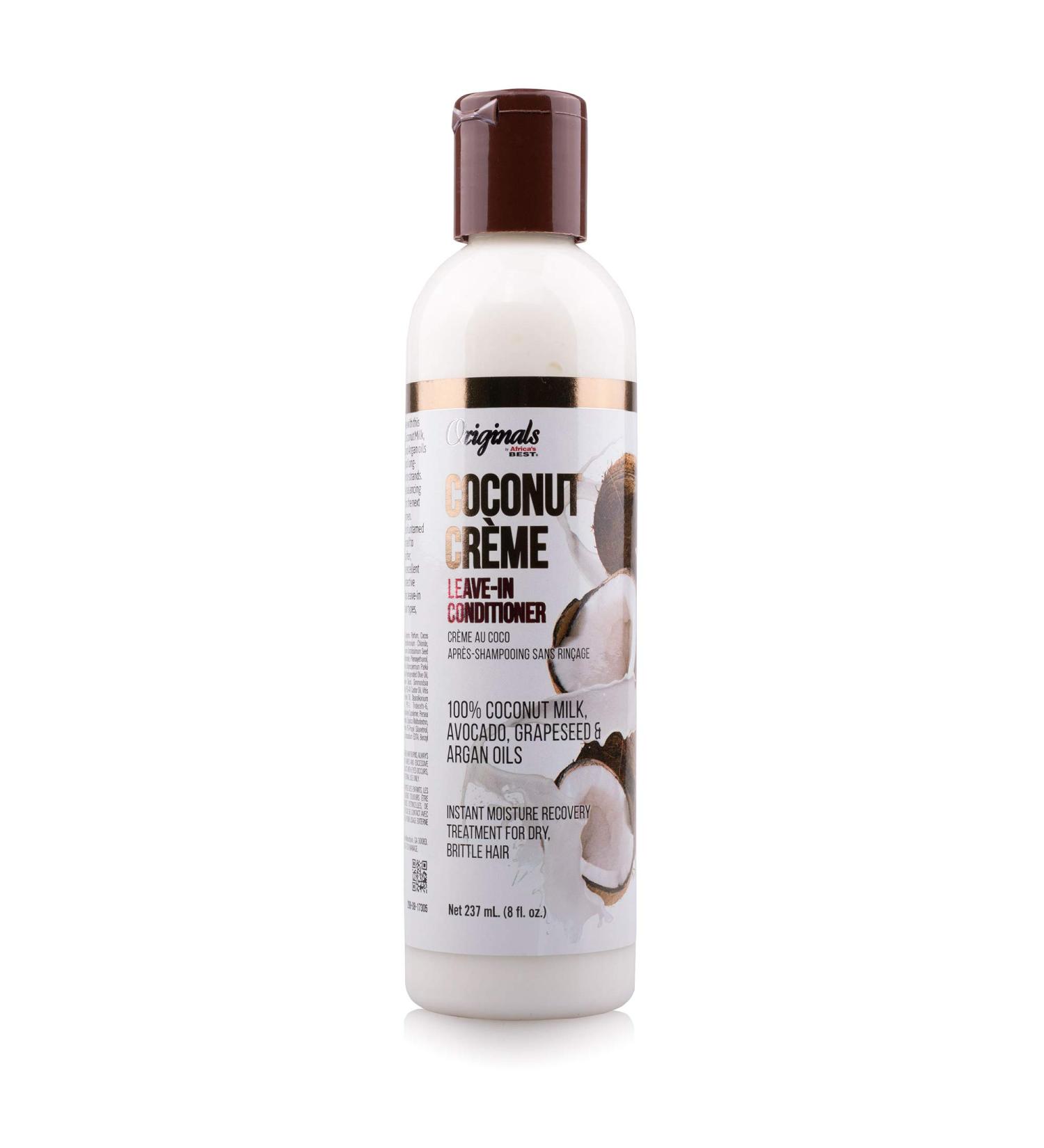 Aficas Best Coconut Creme Leave-In Conditioner 237ml | Hydrating Hair Care for All Hair Types - International Shipping Available - Buy Online on GoSupps.com