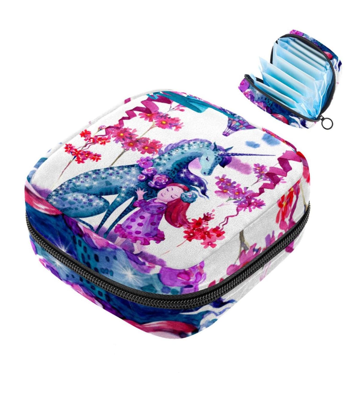 Storage Bags for Women's Bandages & Tampons - Camouflage Pattern with Zipper | Large Menstrual Cup & Period Inserts | Multi-Colored Options Available - Buy Online on GoSupps.com