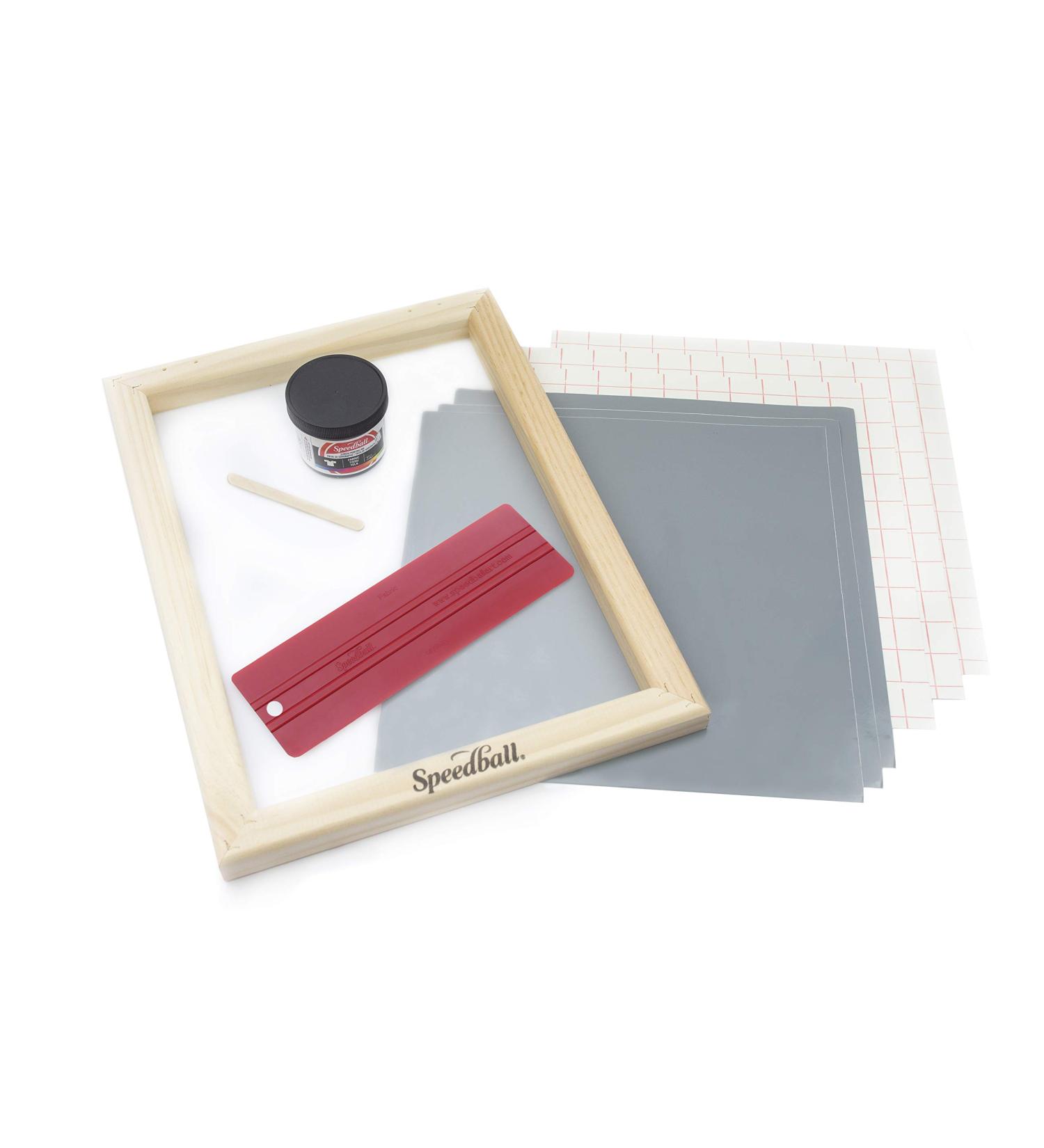 Speedball Beginner Screen Printing Craft Vinyl Kit for Custom T-Shirts and Home Decor - Buy Online on GoSupps.com