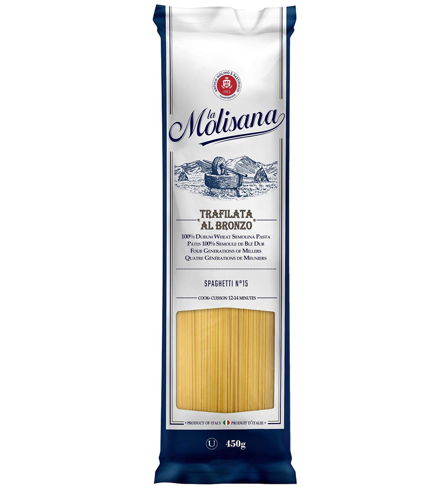 La Molisana Spaghetti N.15 450g 450 g (Pack of 1) - Buy Online on GoSupps.com