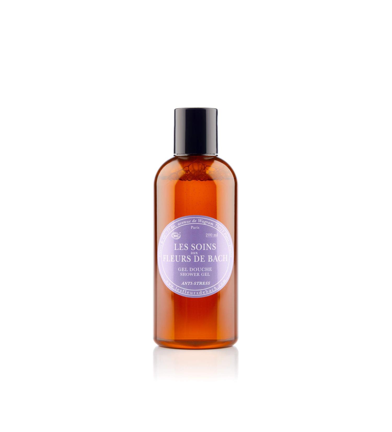 Elixirs & Co - Bach Flower Care - Anti-Stress Shower Gel - Relaxation - Wellness - Relaxation - Serenity - Natural Remedy - Organic - Made in France - 200 ml - Buy Online on GoSupps.com