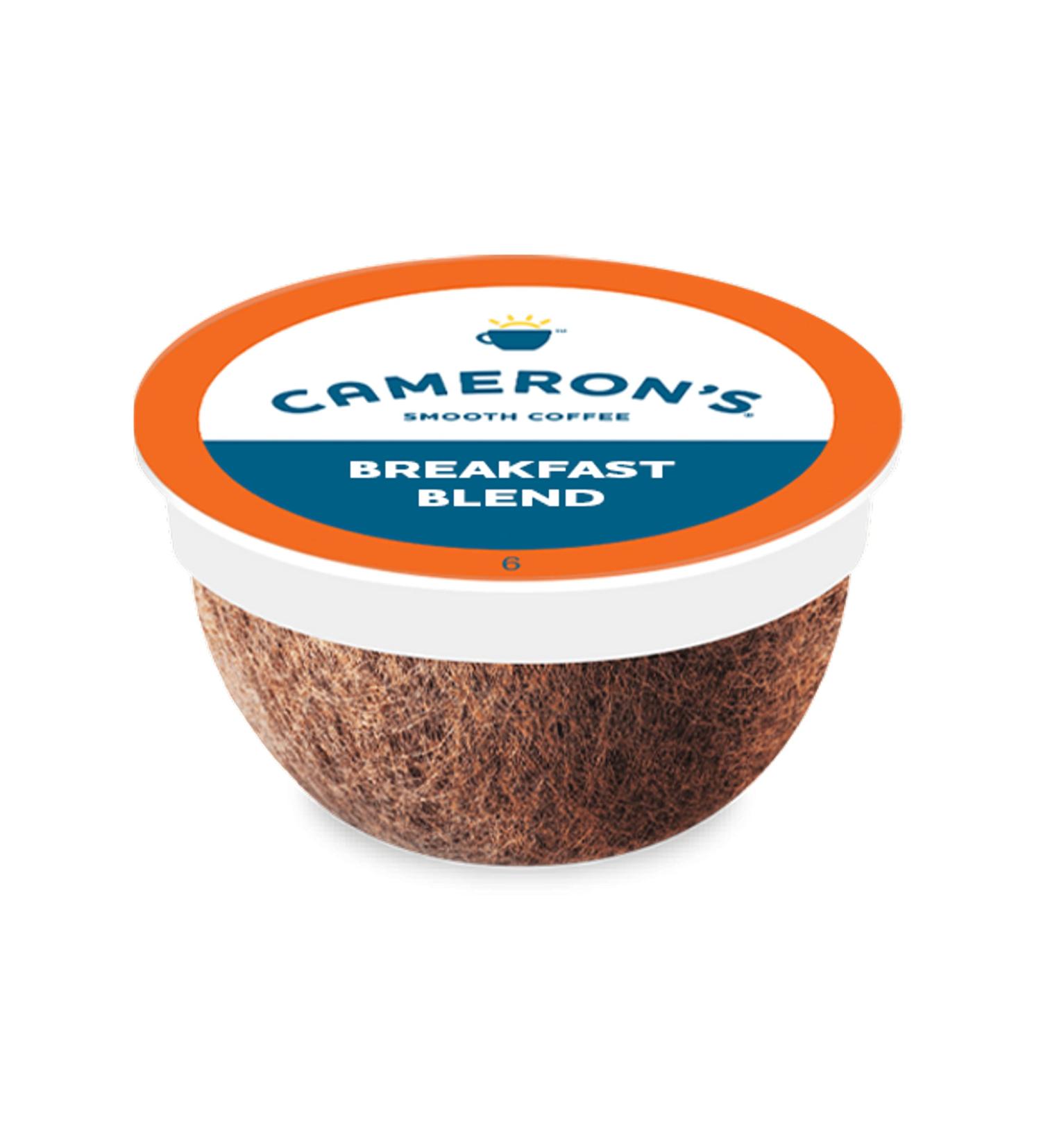 Cameron's Coffee Breakfast Blend Single Serve Pods - 12 Count Pack | Gourmet Coffee - Buy Online on GoSupps.com