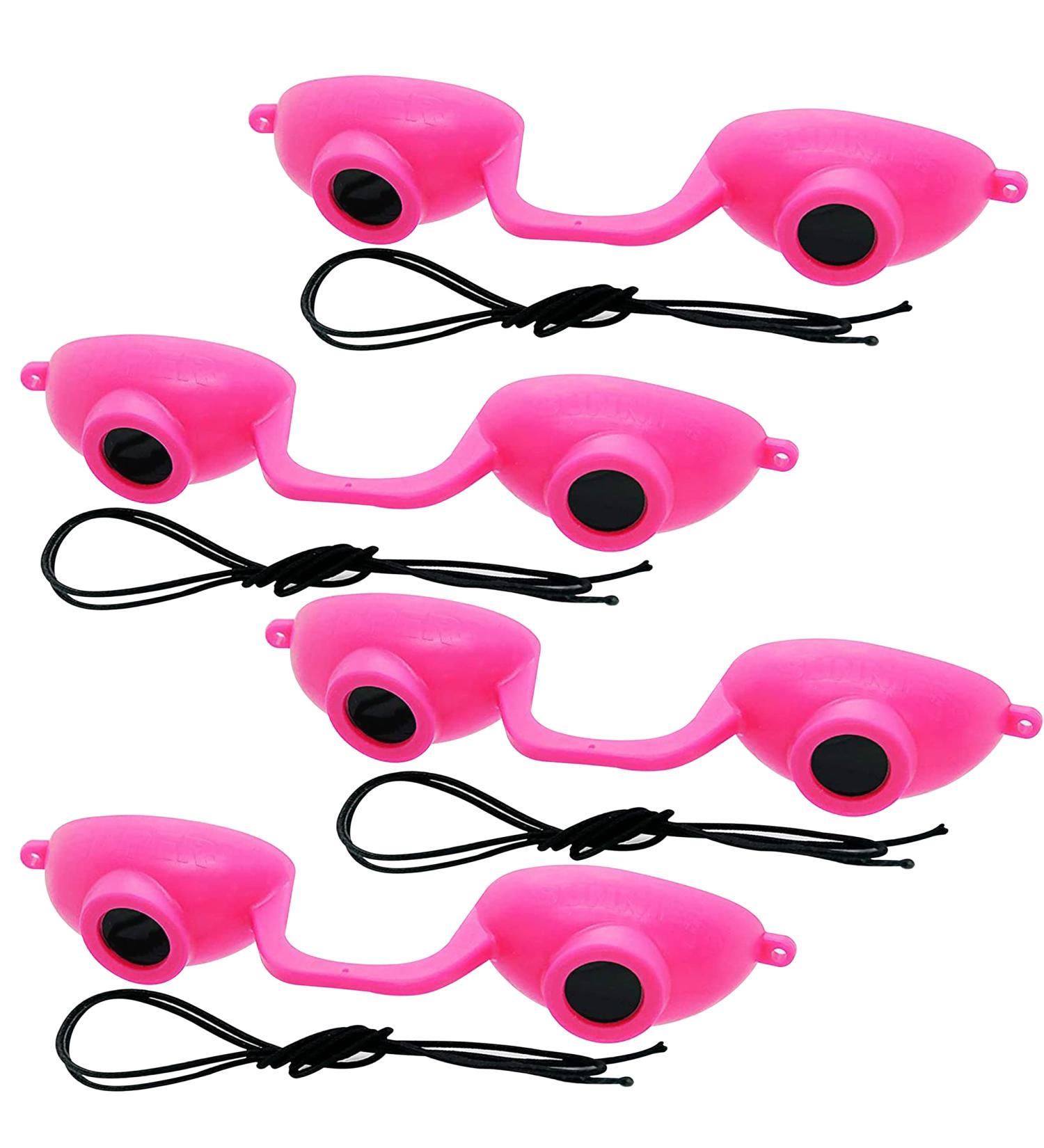 EVO FLEX Sunnies - UV Protection Tanning Bed Goggles 4 Pack (Pink) | FDA Compliant - Buy Online on GoSupps.com