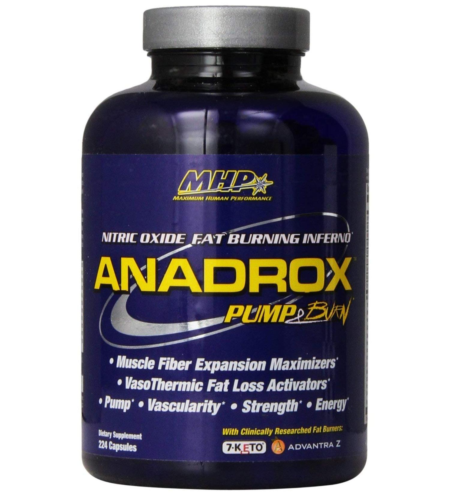 MHP Anadrox Pump and Burn -- 224 Capsules by MHP