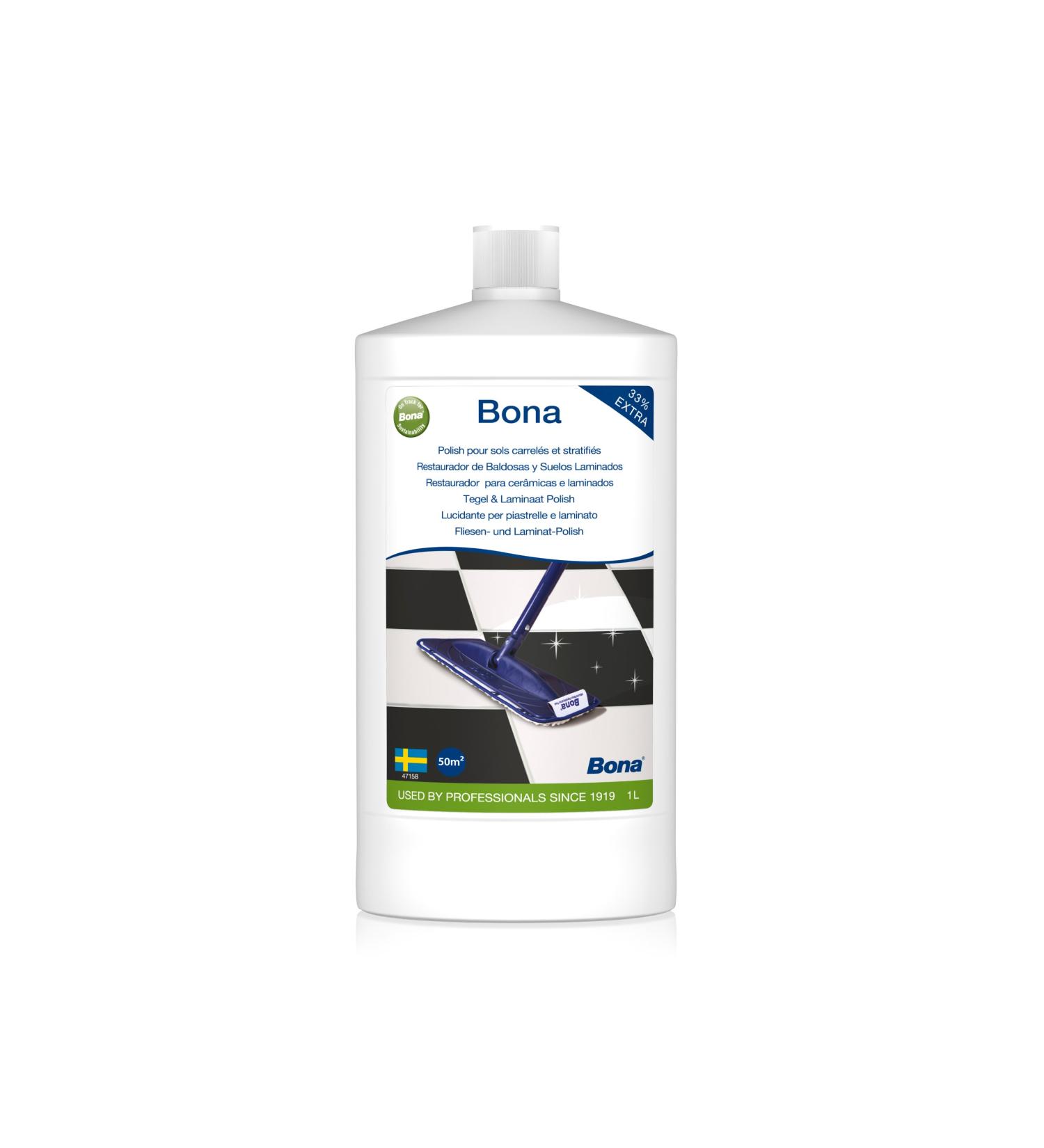 Bona WP511013022 Tile and Laminate Polish 1 Litre - Buy Online on GoSupps.com