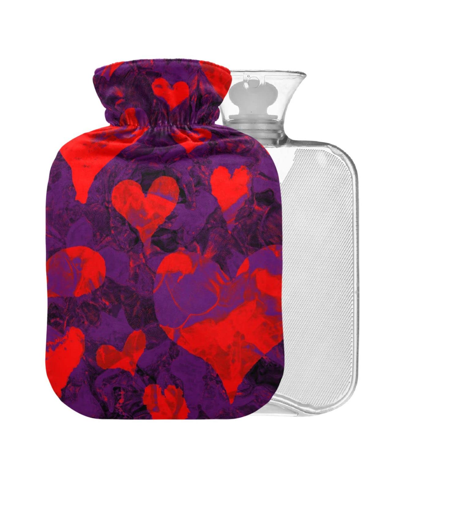 Valentine's Heart Heat Bottles 1L BPA-Free Pain Relief & Hot Cold Therapy | Perfect Gift - Buy Online on GoSupps.com