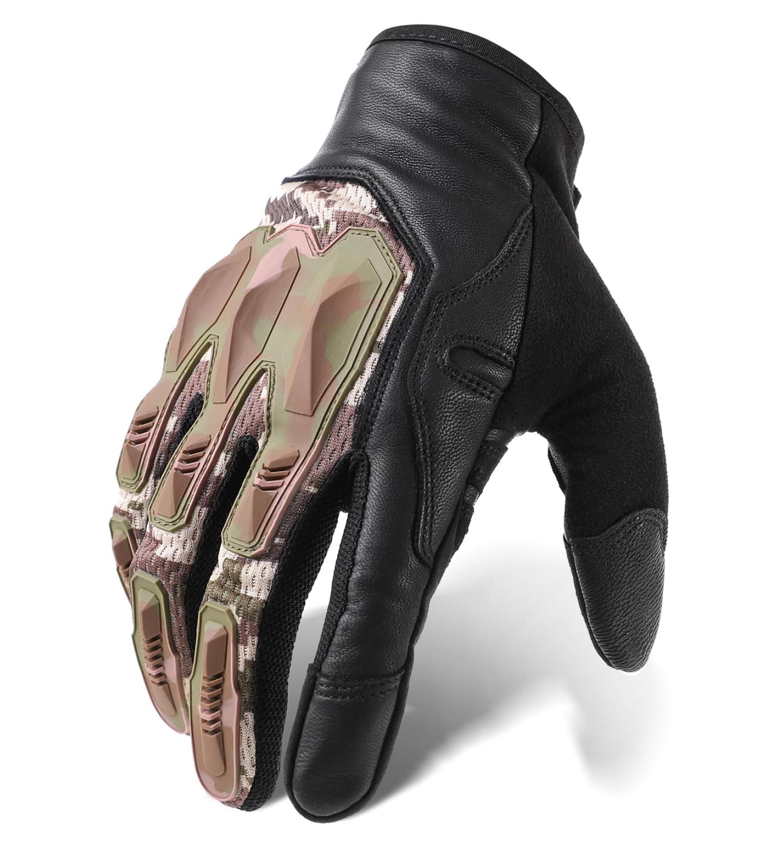 Zure Lotoo Tactical Gloves - Breathable XRD Paintball & Airsoft Gloves for Men - Touchscreen Compatible Motorcycle & Climbing Gear | Camo Zig3 - Buy Online on GoSupps.com