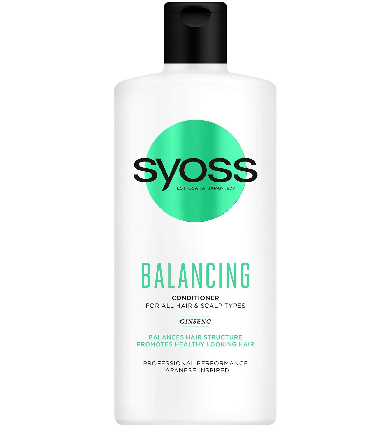 Syoss Balancing Conditioner 440 ml - Nourishing Hair Care for All Hair Types | Buy Internationally Online - Buy Online on GoSupps.com