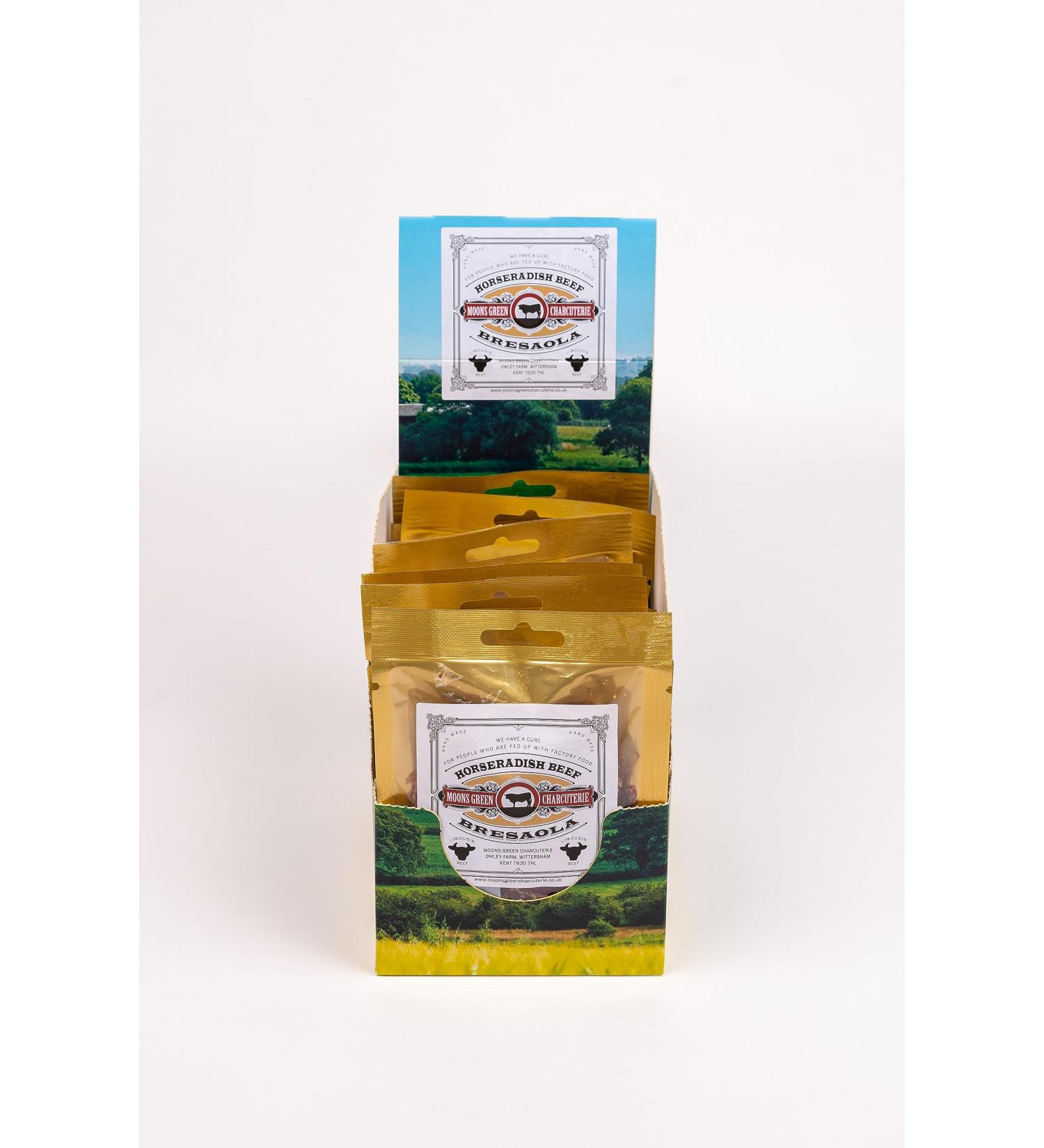 Moons Green Horseradish Bresaola (25g x 12) Box