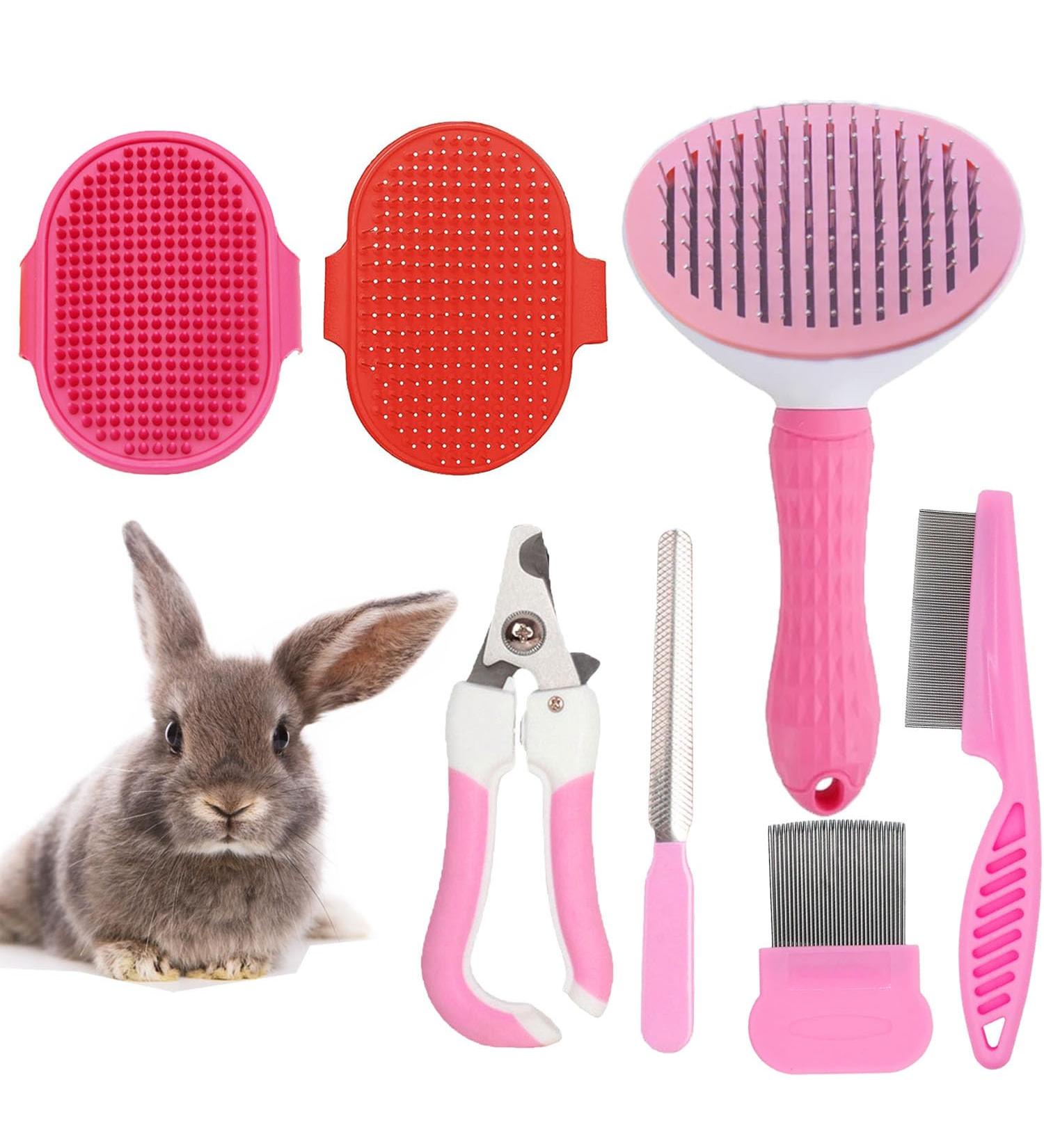 Buy Dxary Rabbit Care Set - Essential Brush and Bathing Kit for Rabbits Guinea Pigs and Small Pets - Fast International Shipping - Buy Online on GoSupps.com