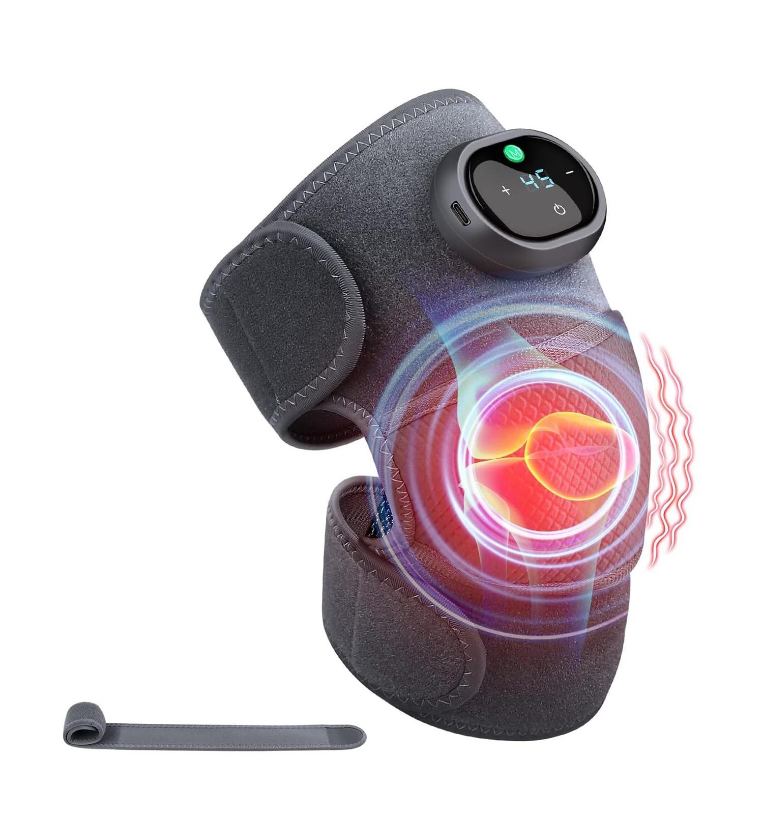 Dewedrt 3-in-1 Portable Massage Device | Knee Elbow & Shoulder Heat & Compression Relief - Buy Online on GoSupps.com