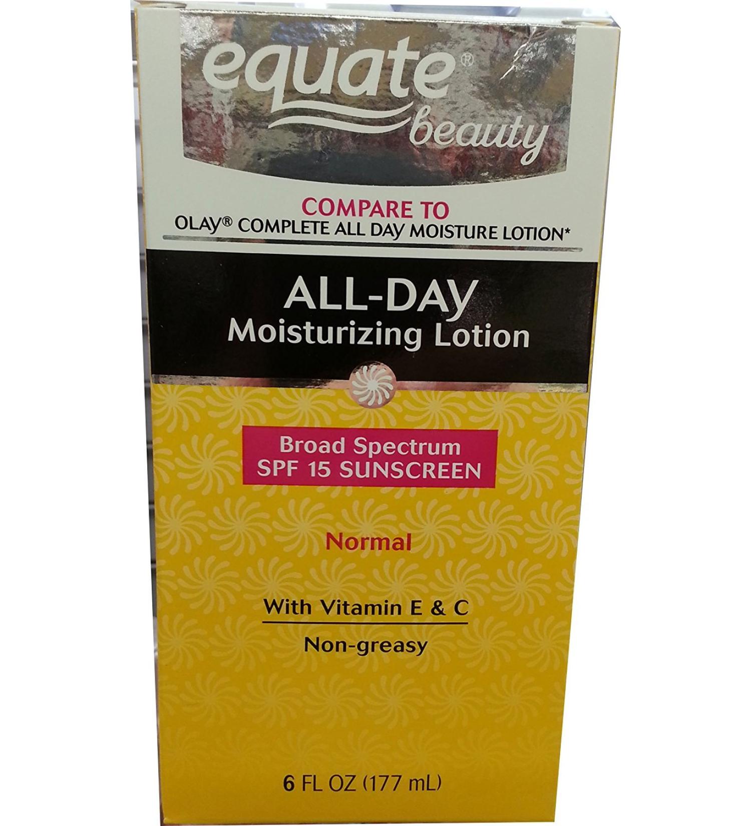Equate All Day Moisturizing Lotion  6 Fl Oz