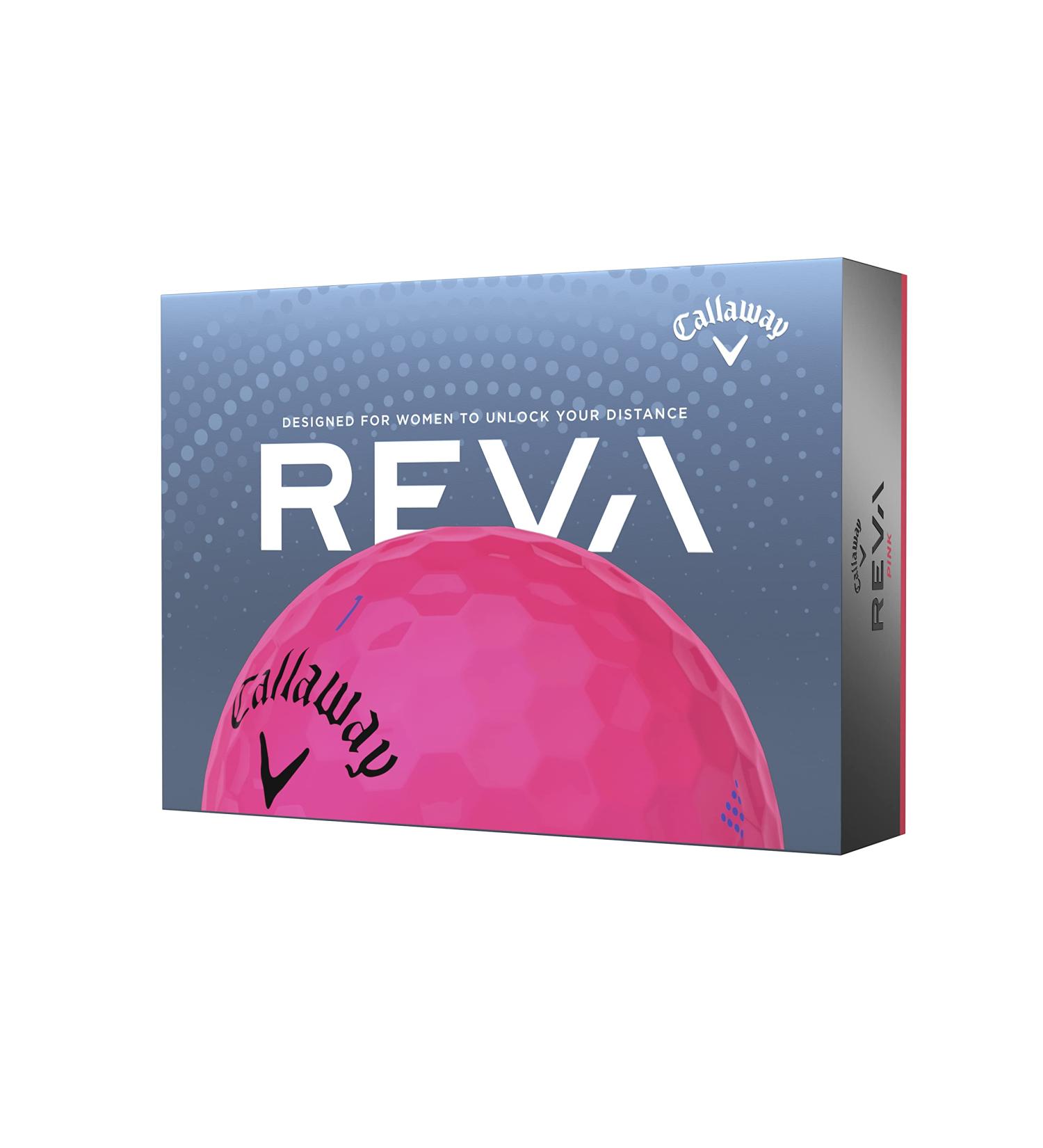 Callaway REVA Golf Balls 12-Pack - Pink - New - Buy Online on GoSupps.com