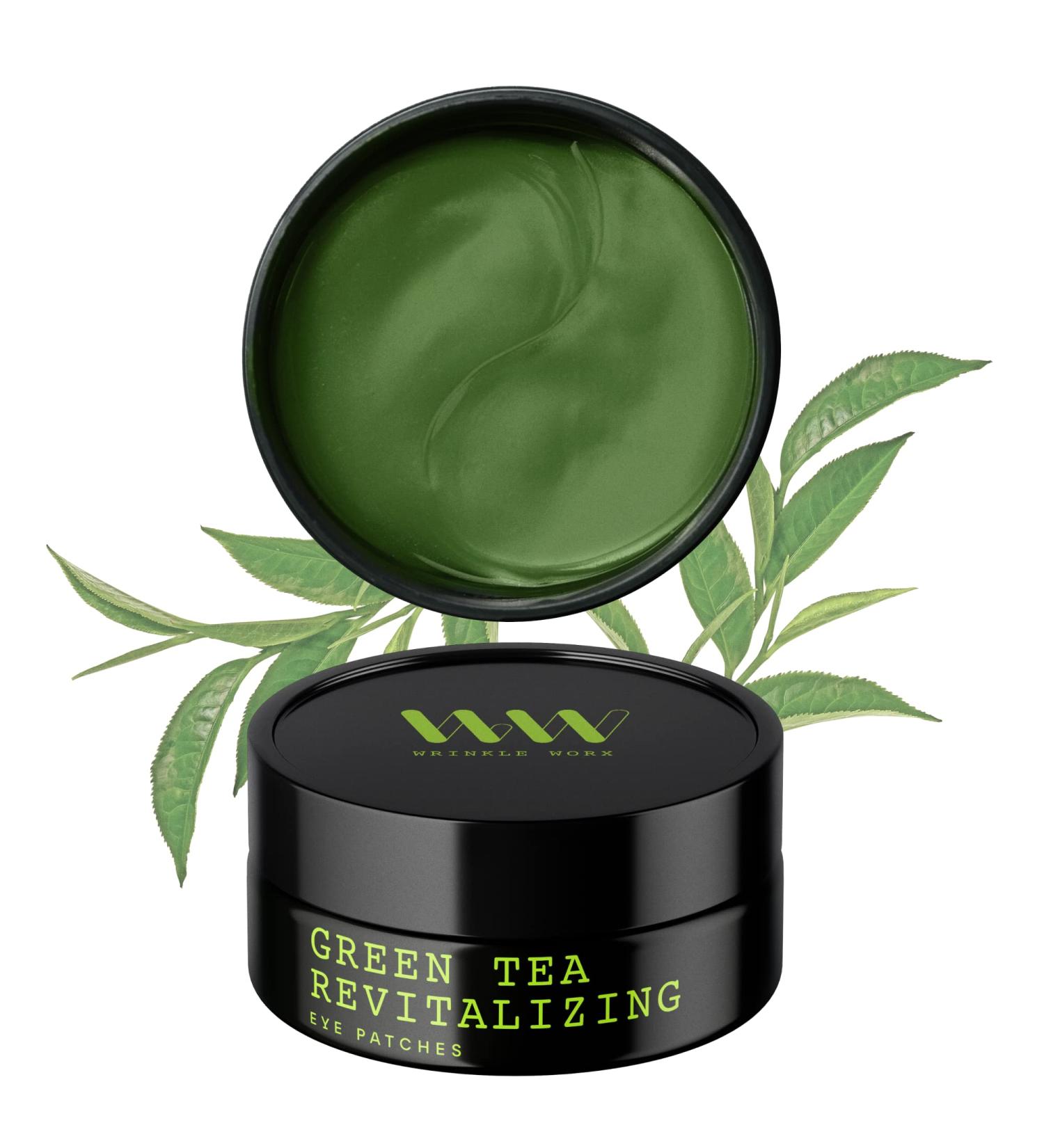 Matcha Green Tea Collagen Under Eye Patches - Reduce Puffiness, Wrinkles & Dark Circles - 30 Pairs - Buy Online on GoSupps.com