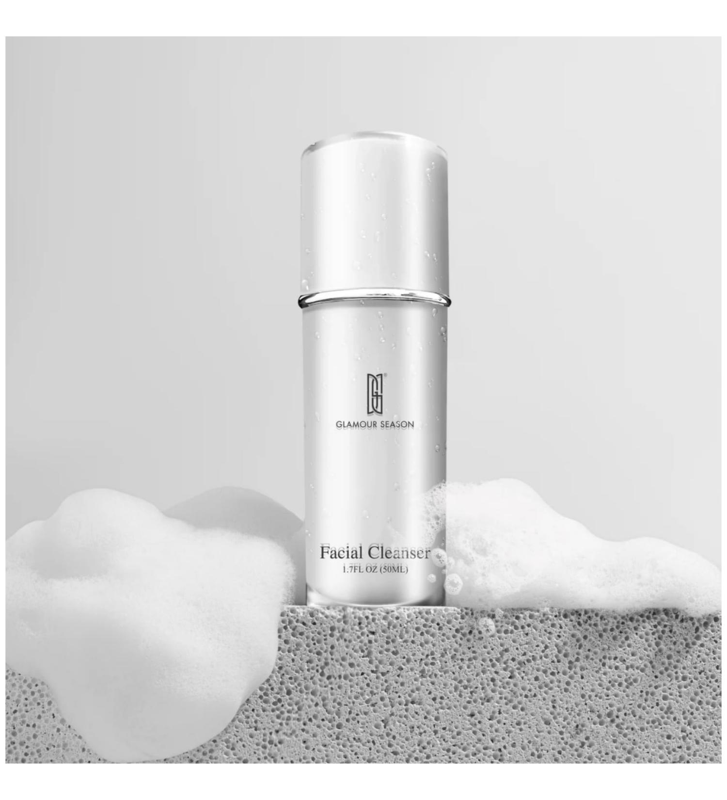 Gentle Amino Acid Facial Cleanser Rich Foaming Face Wash for Daily Makeup & Sunscreen Removal Hydrating Non-Drying Cleanser with Botanical Extracts For All Skin Types 1.7 fl oz (50 mL) - Buy Online on GoSupps.com