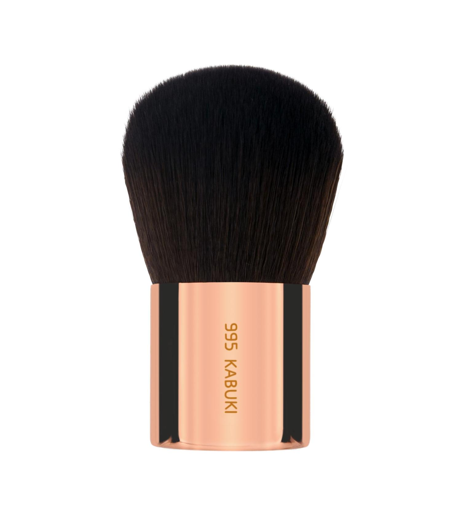 Bdellium Tools Golden Triangle 995 Kabuki Brush - Vegan & Soft Synthetic Fibers for Full-Coverage Makeup Application (Rose Gold 1pc) - International Shipping Available - Buy Online on GoSupps.com