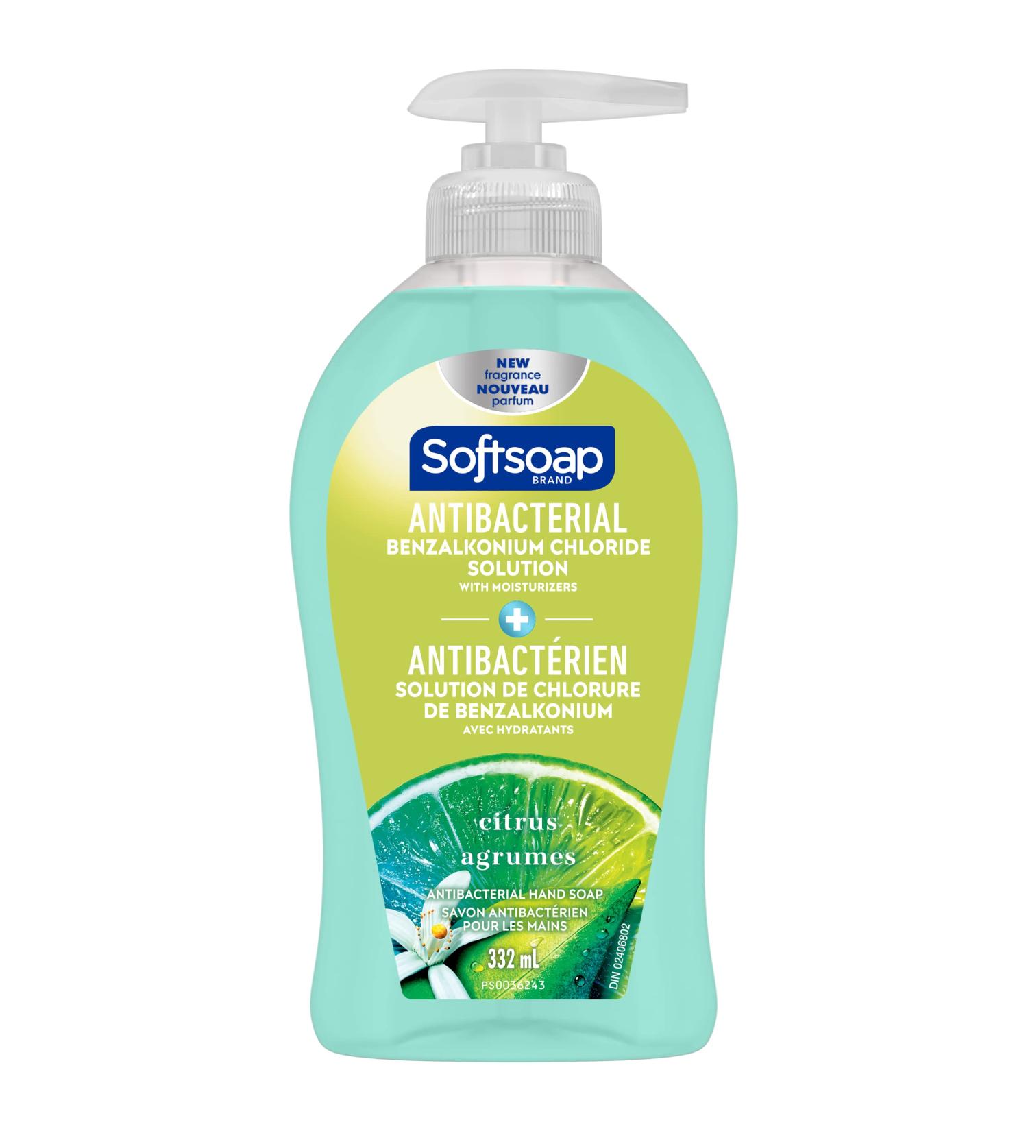 Softsoap Antibacterial Liquid Hand Soap Pump Fresh Citrus 332 Ml 6 Count - Buy Online on GoSupps.com
