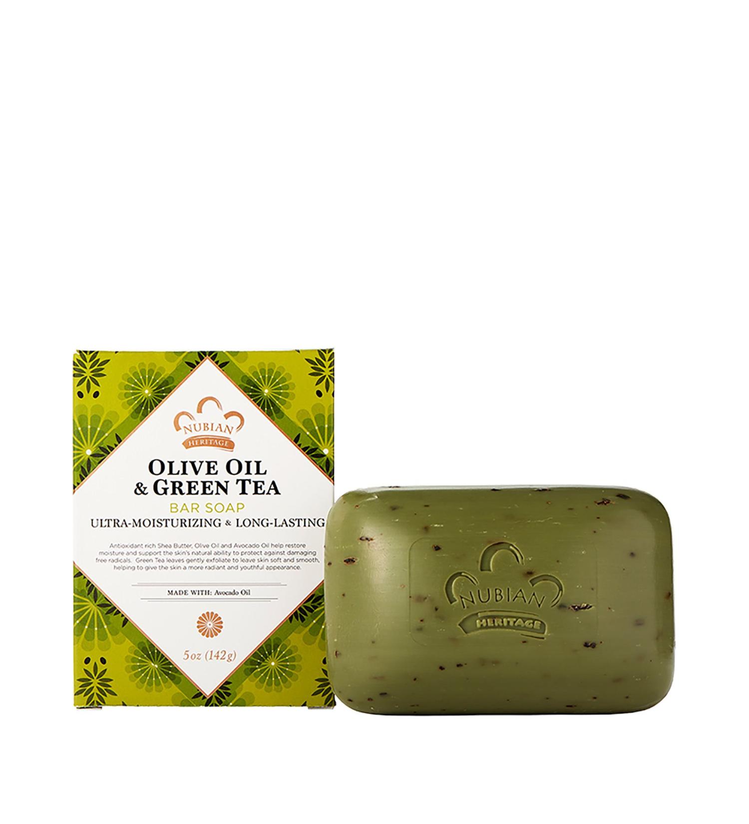 Nubian Heritage Bar Soap Olive Green Tea